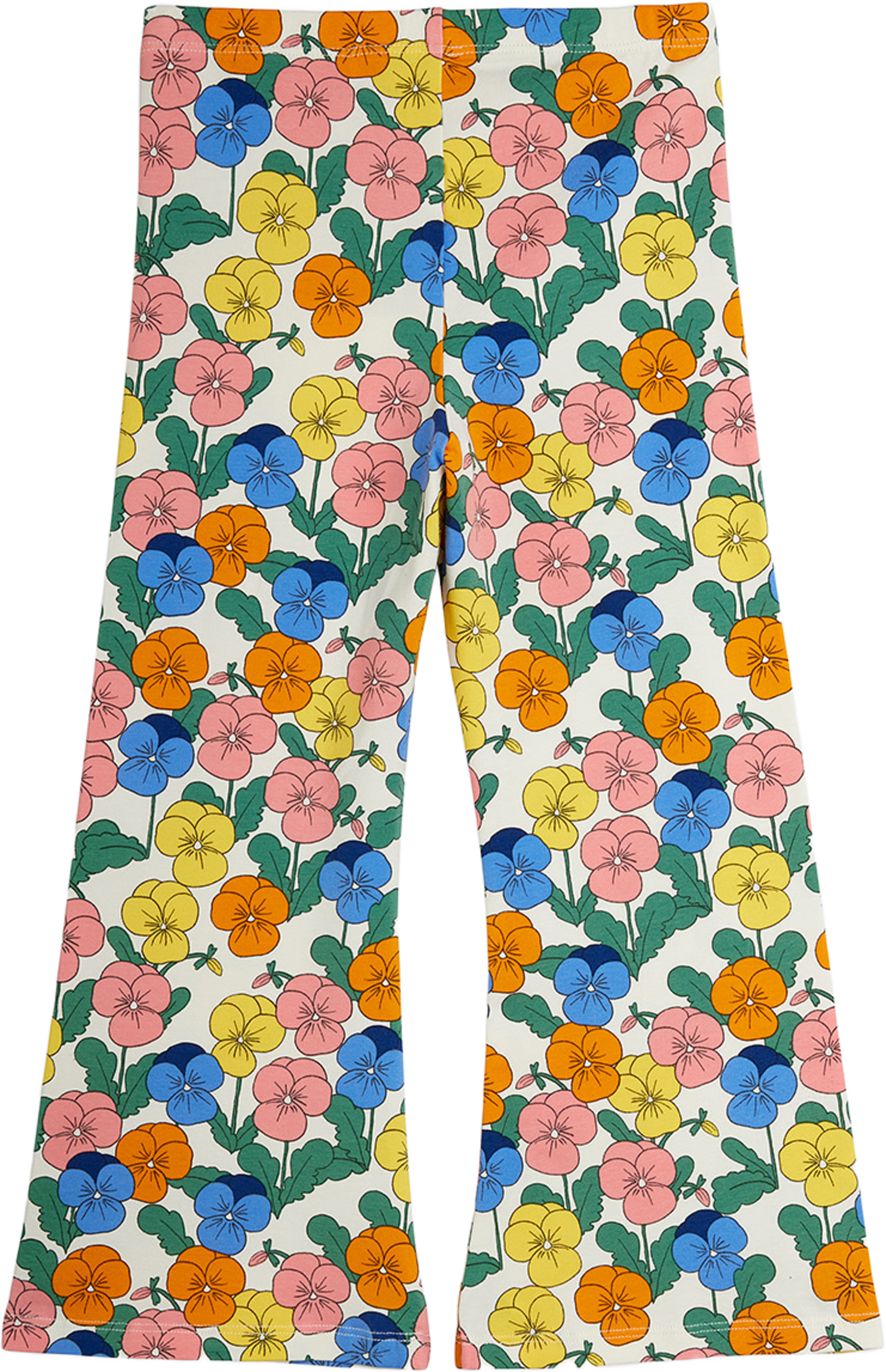 Violas flared trousers, från Mini Rodini, i färgen Multi. Klicka för att öppna bilden i stort format