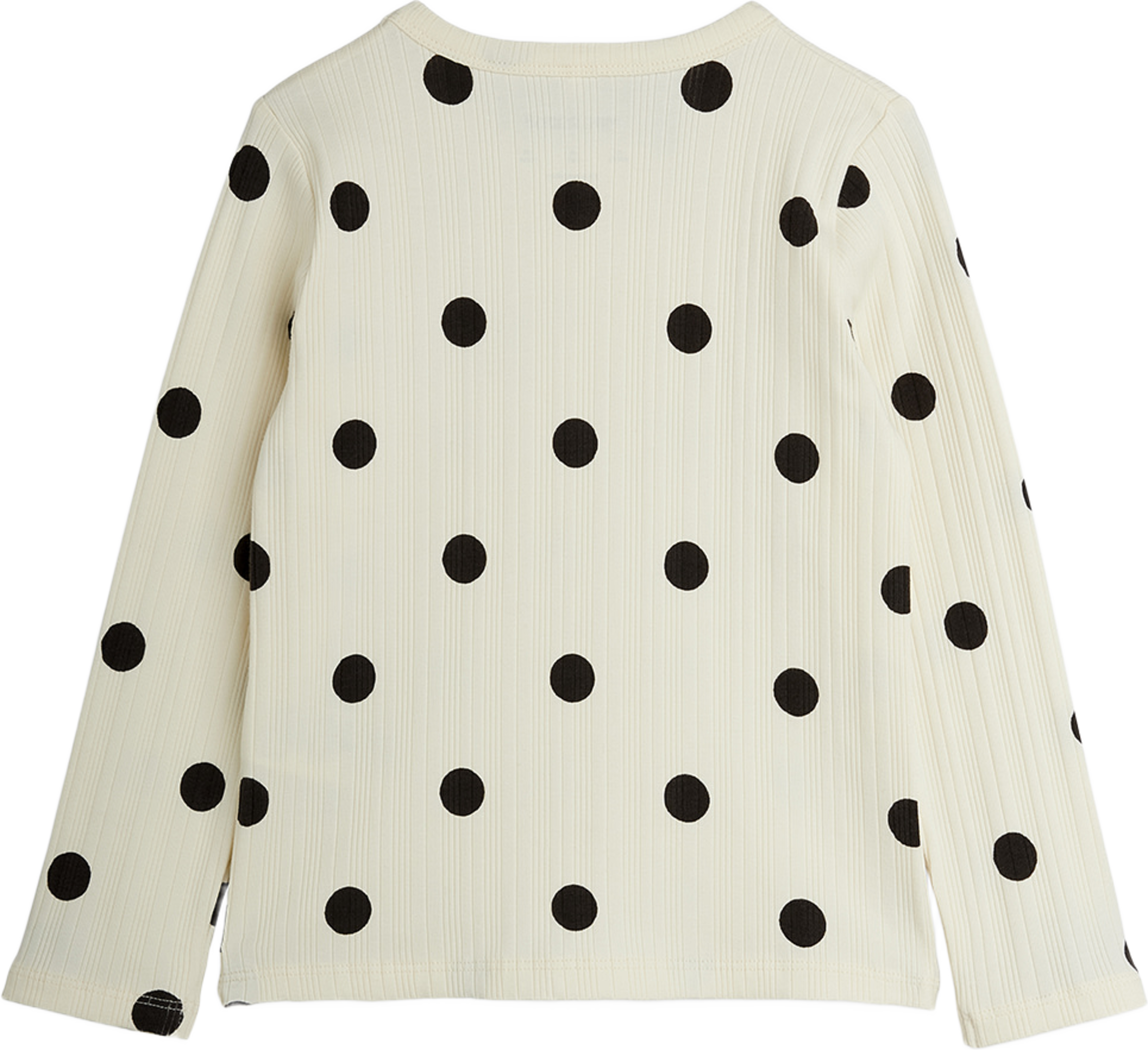 Dots dog long sleeve tee, från Mini Rodini, i färgen Off-white. Klicka för att öppna bilden i stort format