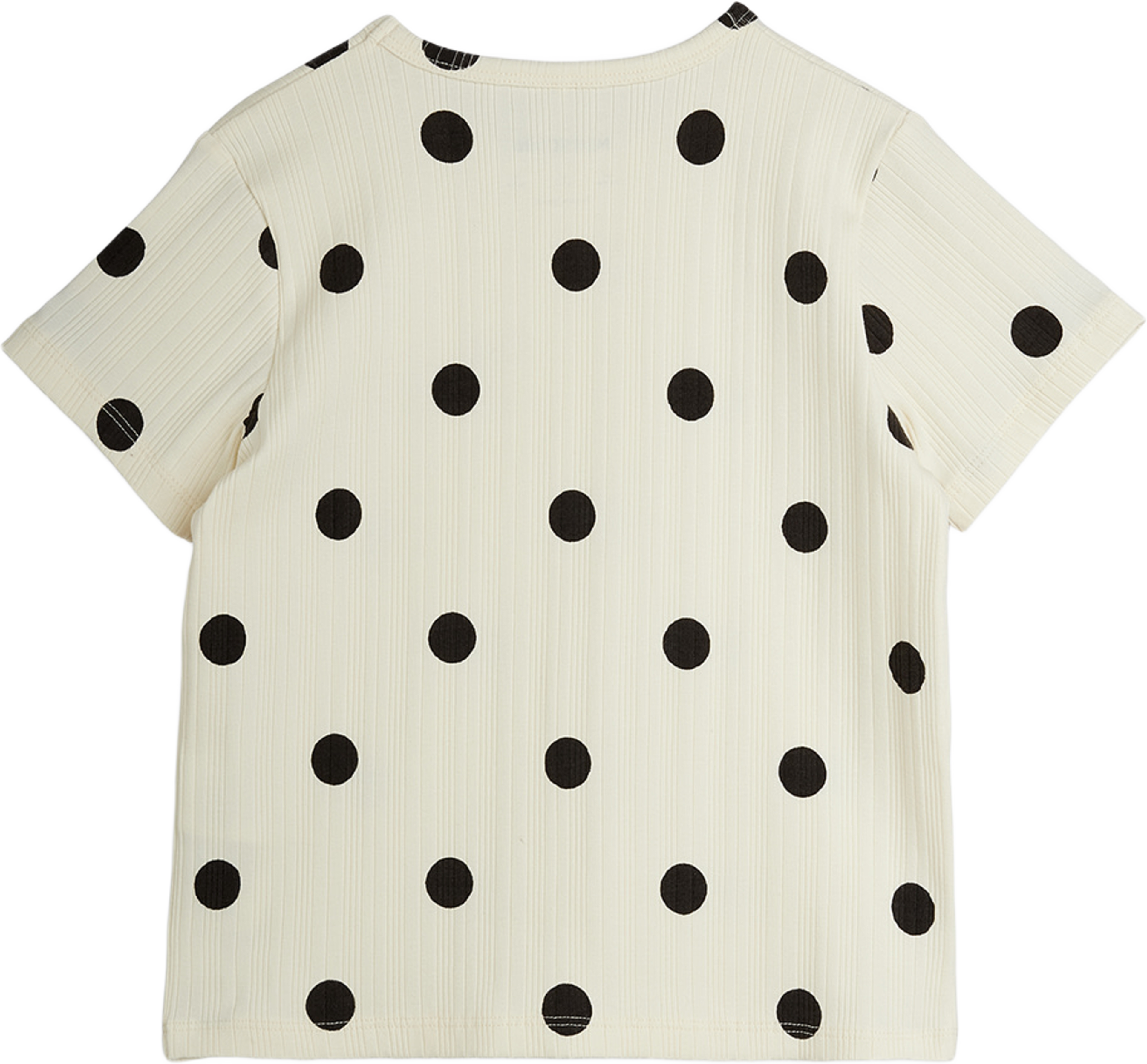 Dots dog t-shirt, från Mini Rodini, i färgen Off-white. Klicka för att öppna bilden i stort format