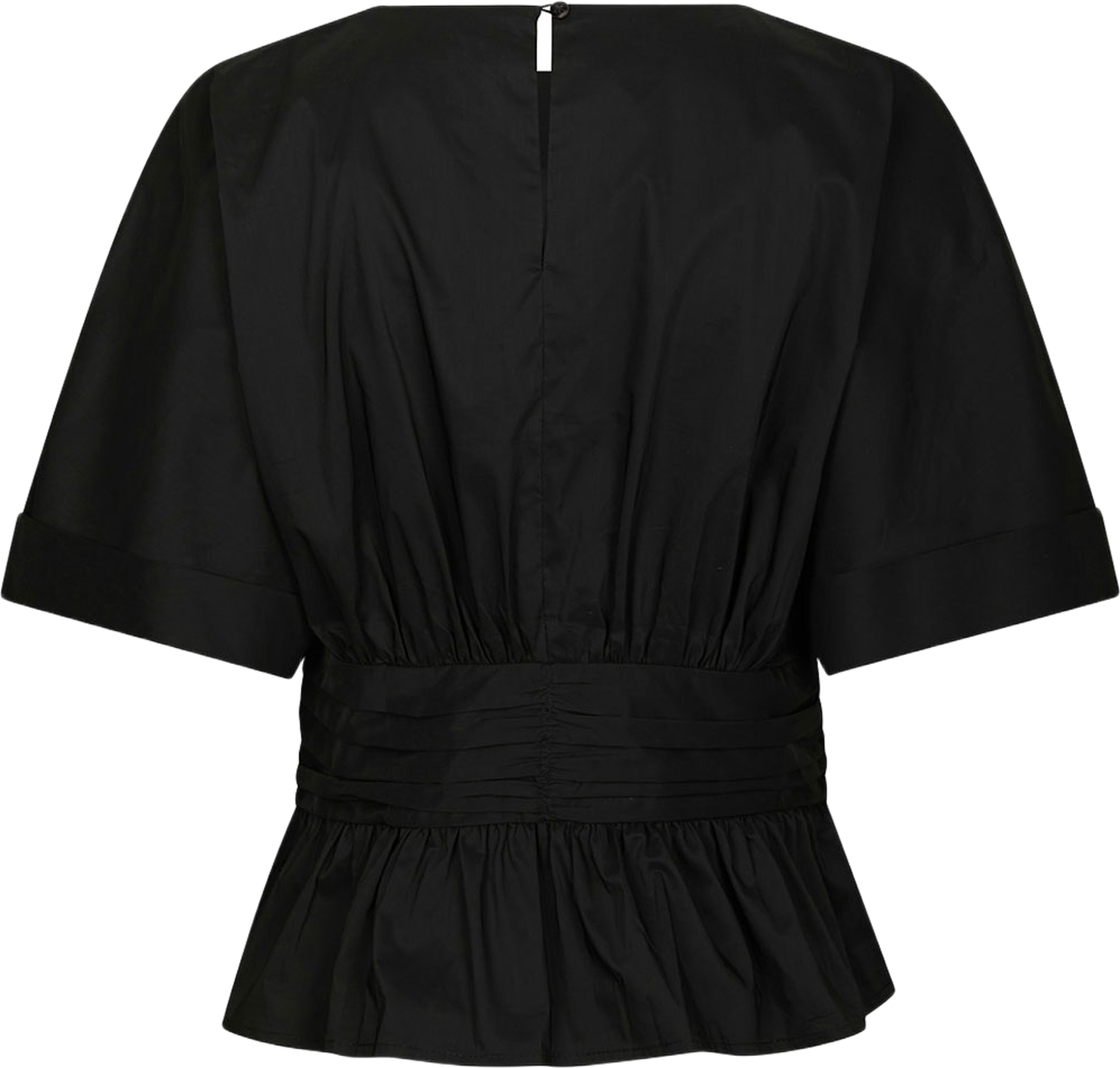 Annegret Poplin Blouse, från Neo Noir, i färgen Black. Klicka för att öppna bilden i stort format