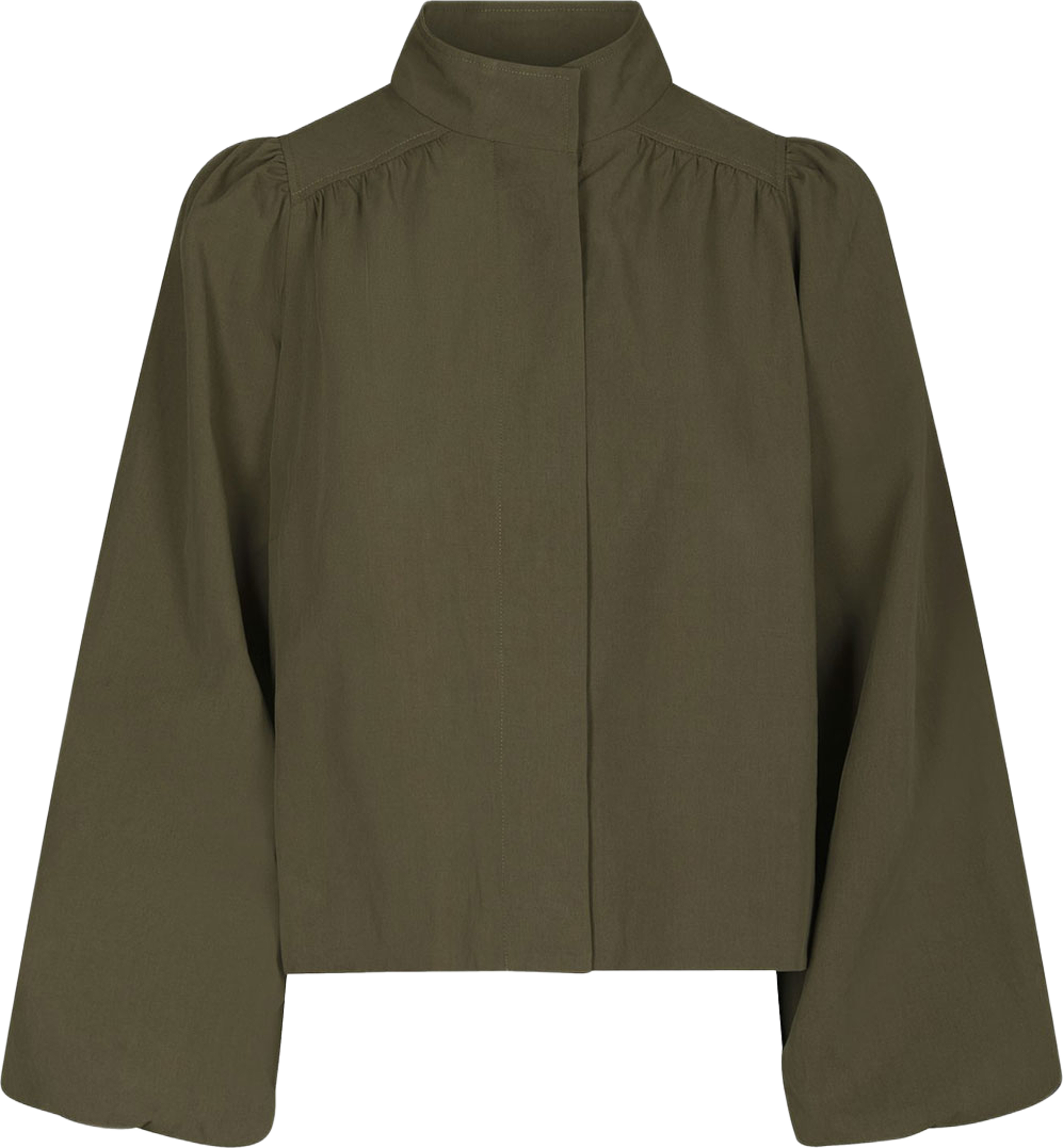 Tirsa Twill Jacket, från Neo Noir, i färgen Army. Klicka för att öppna bilden i stort format