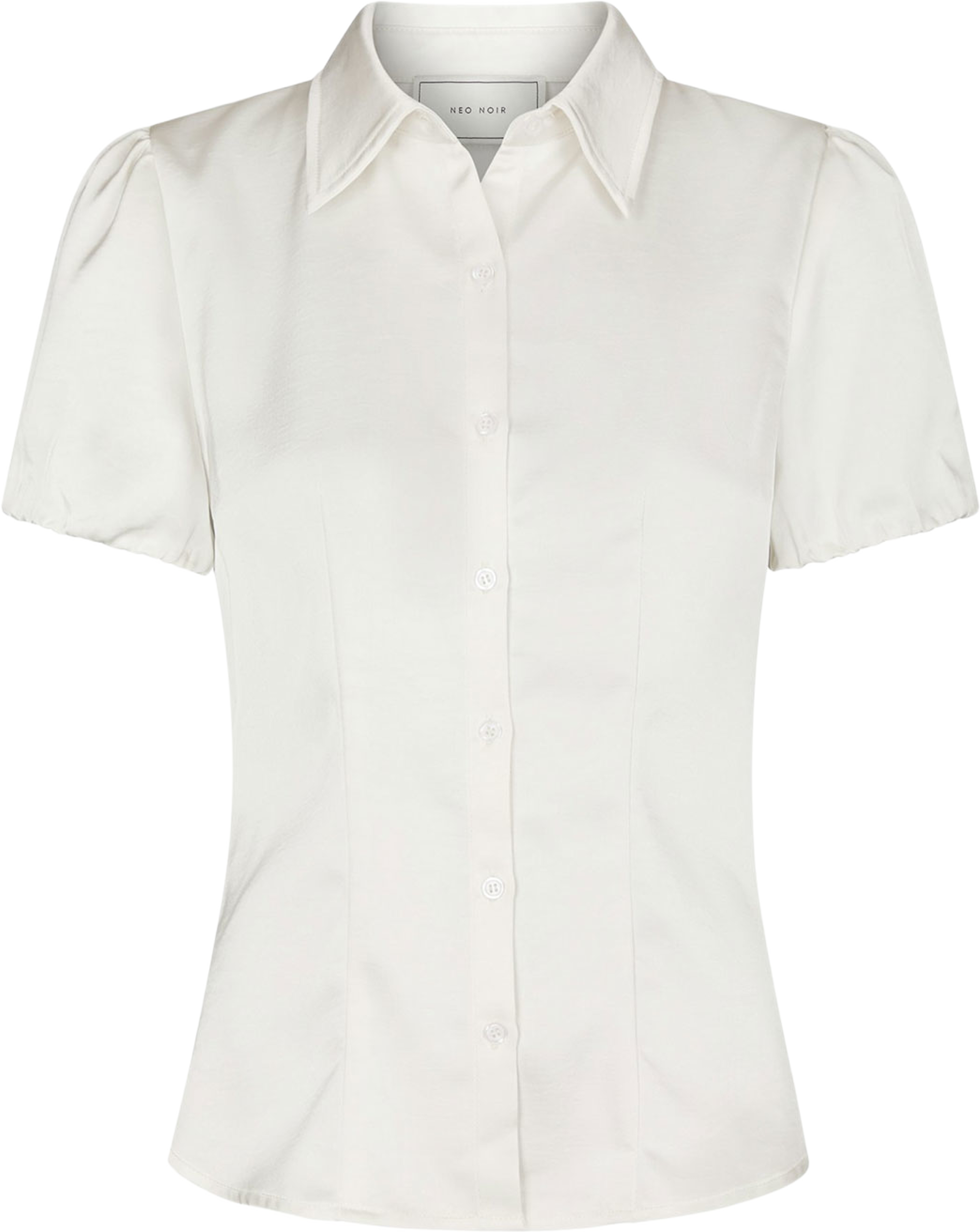 Lyselle Heavy Sateen Shirt, från Neo Noir, i färgen Pearl. Klicka för att öppna bilden i stort format
