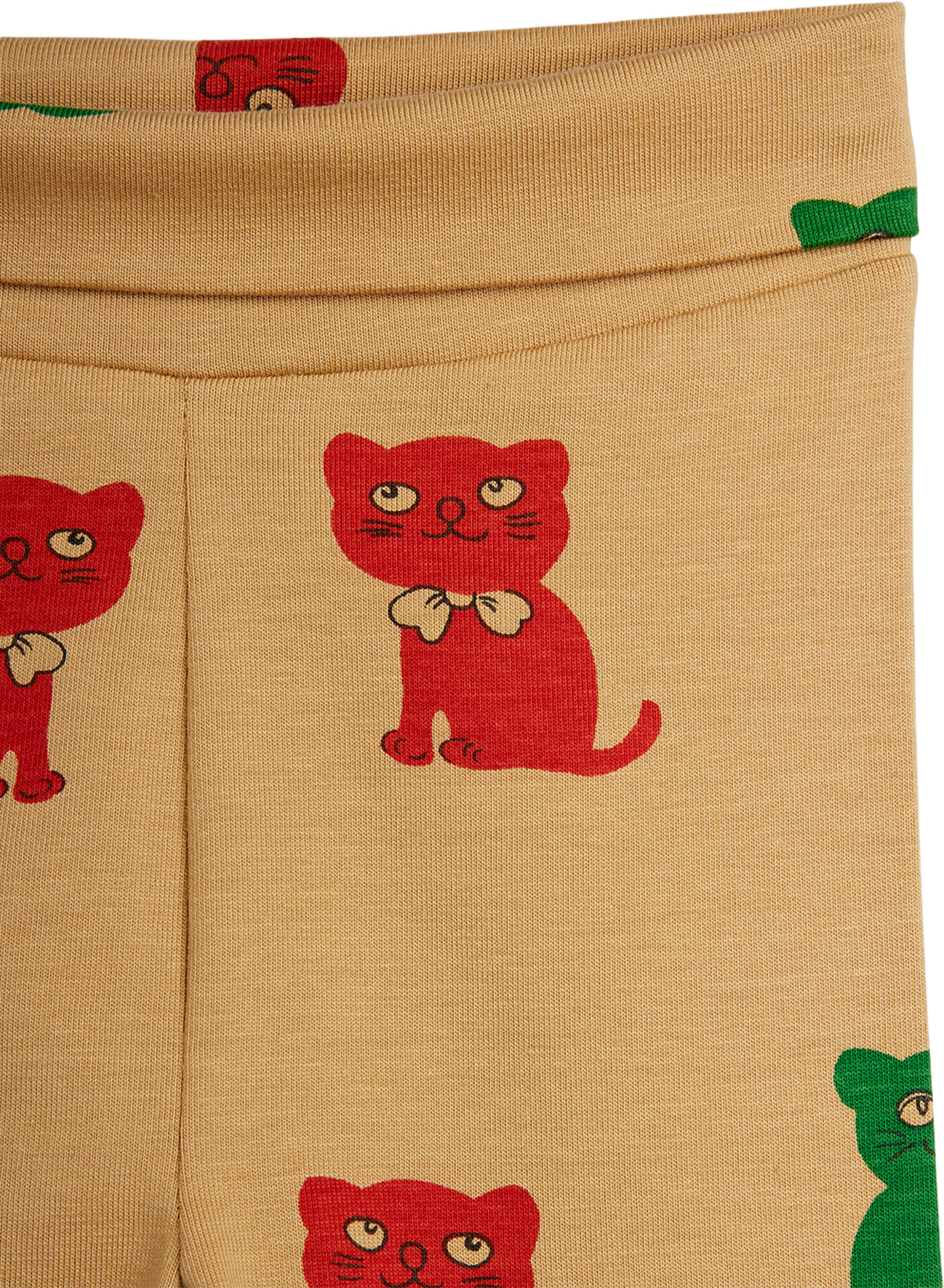 Kittens Nyfödd Babyset, från Mini Rodini, i färgen Beige. Klicka för att öppna bilden i stort format