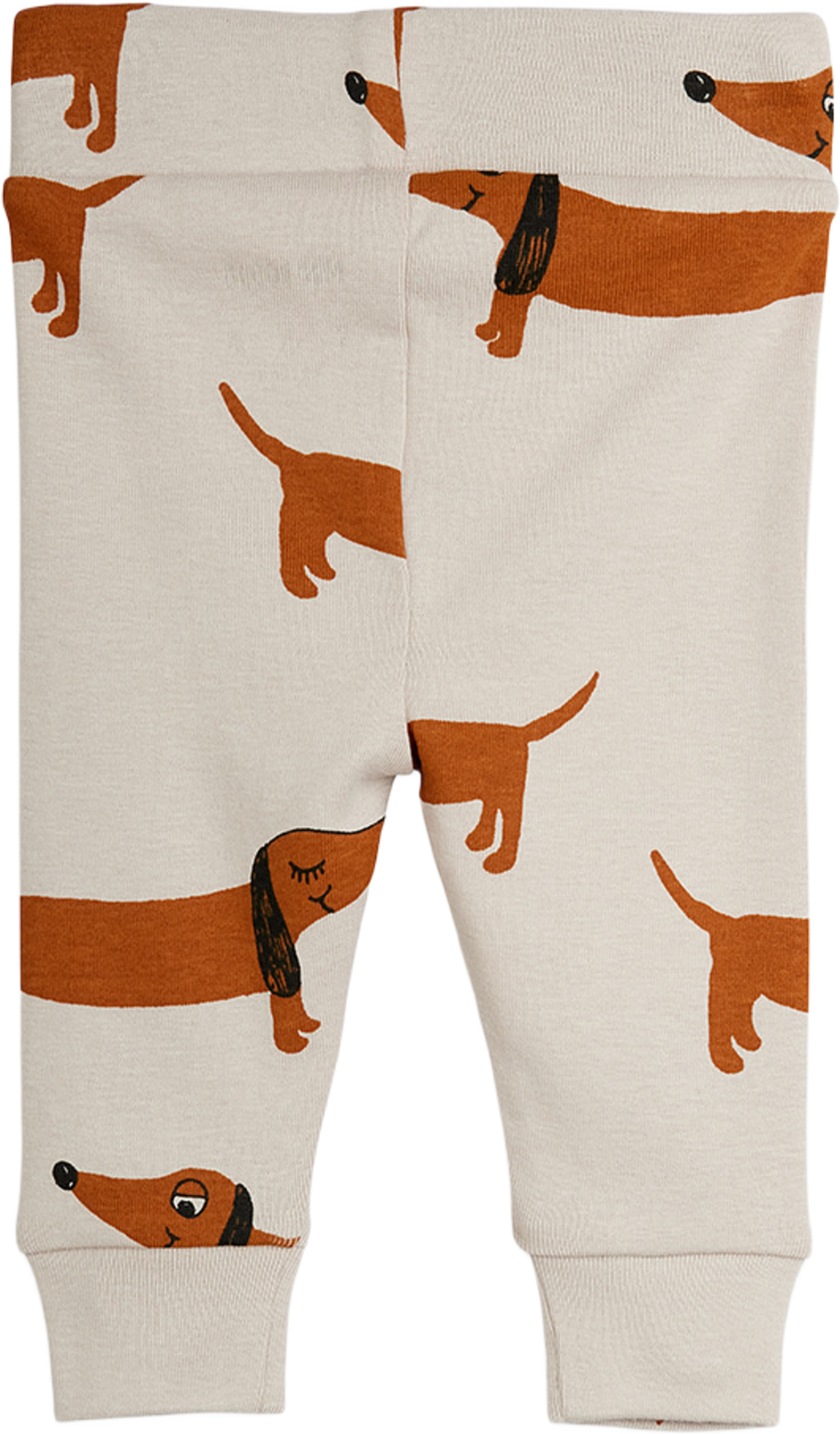 Dogs print leggings för nyfödda, från Mini Rodini, i färgen Grey. Klicka för att öppna bilden i stort format