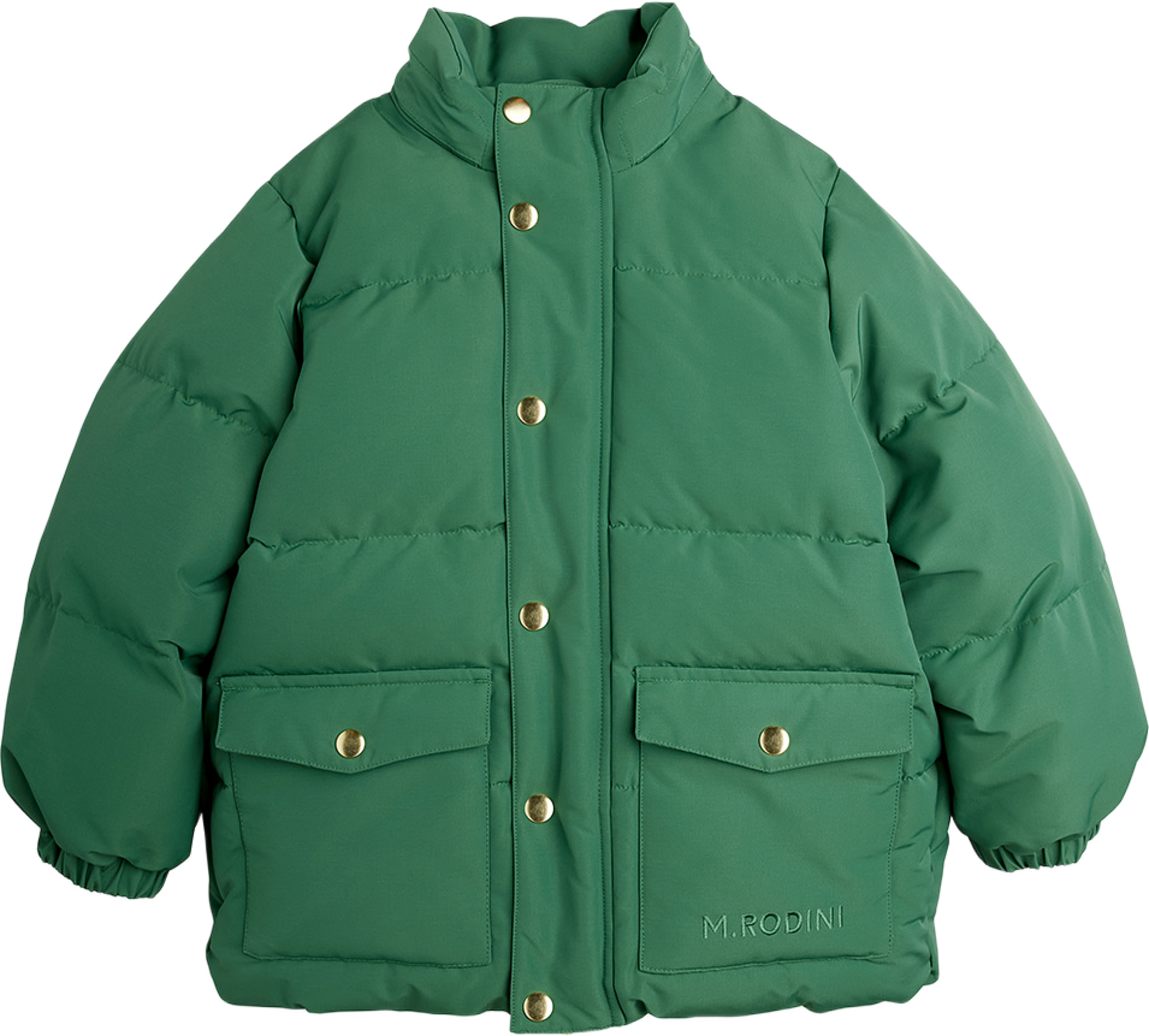 Mini Rodini heavy puffer, från Mini Rodini, i färgen Green. Klicka för att öppna bilden i stort format