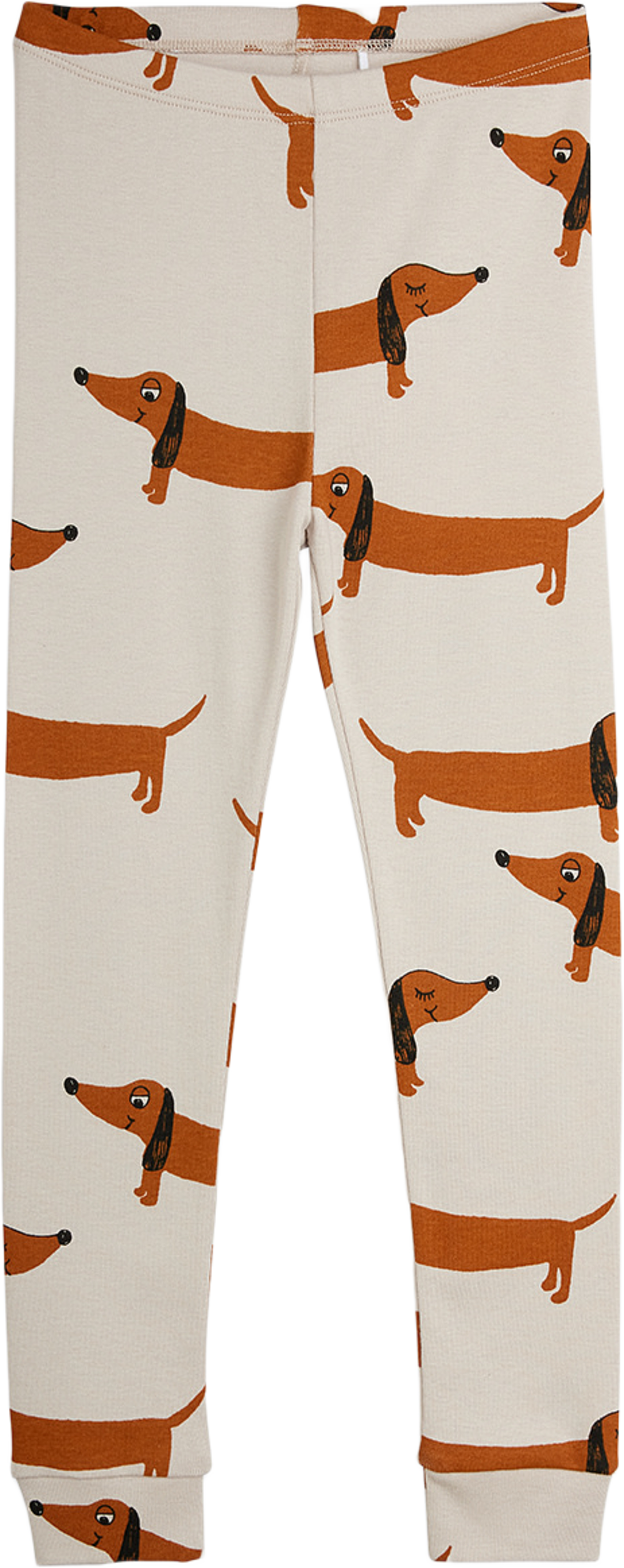 Leggings med Dogs print, från Mini Rodini, i färgen Grey. Klicka för att öppna bilden i stort format