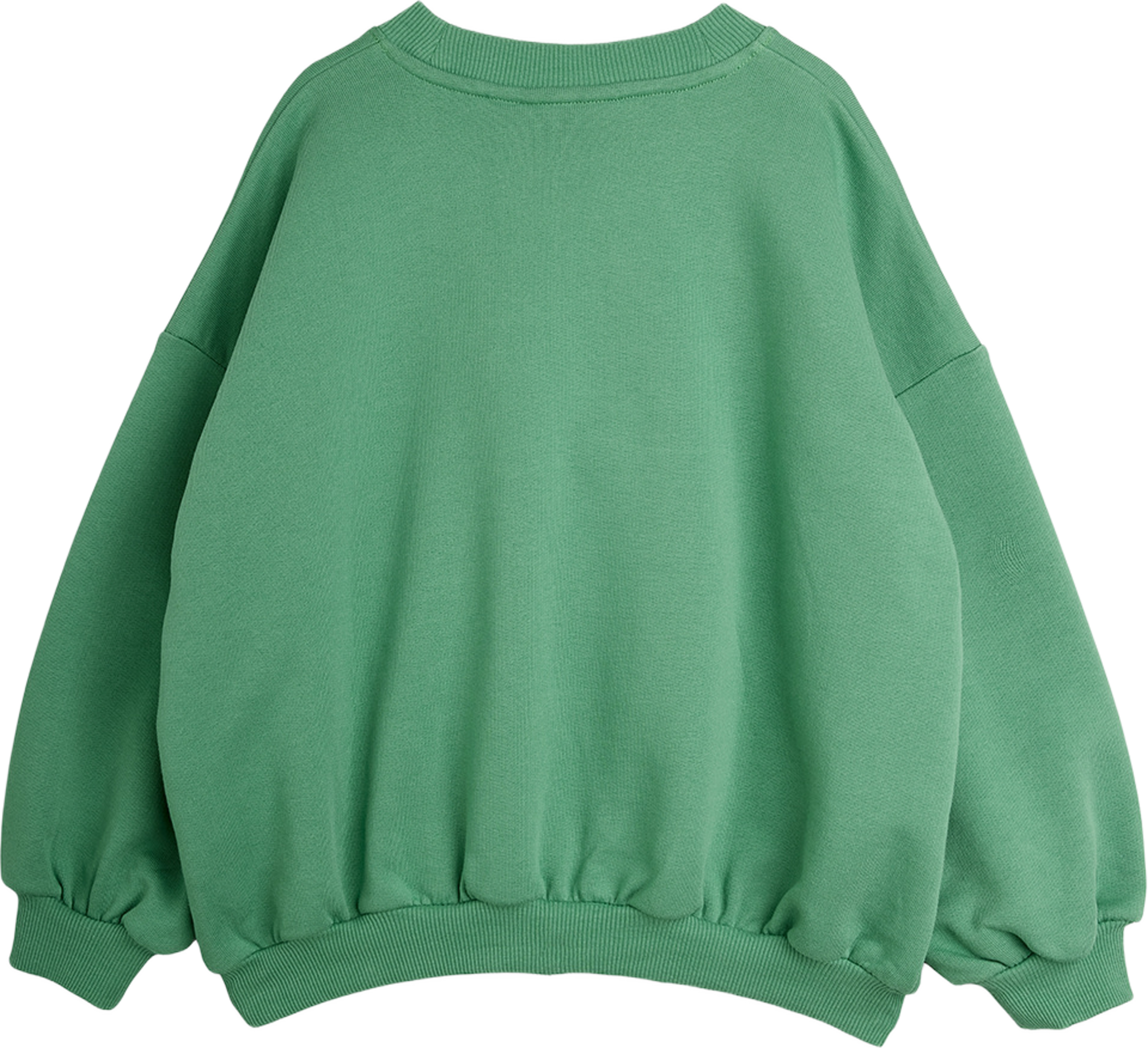 Elephant shrew chenille sweatshirt, från Mini Rodini, i färgen Green. Klicka för att öppna bilden i stort format