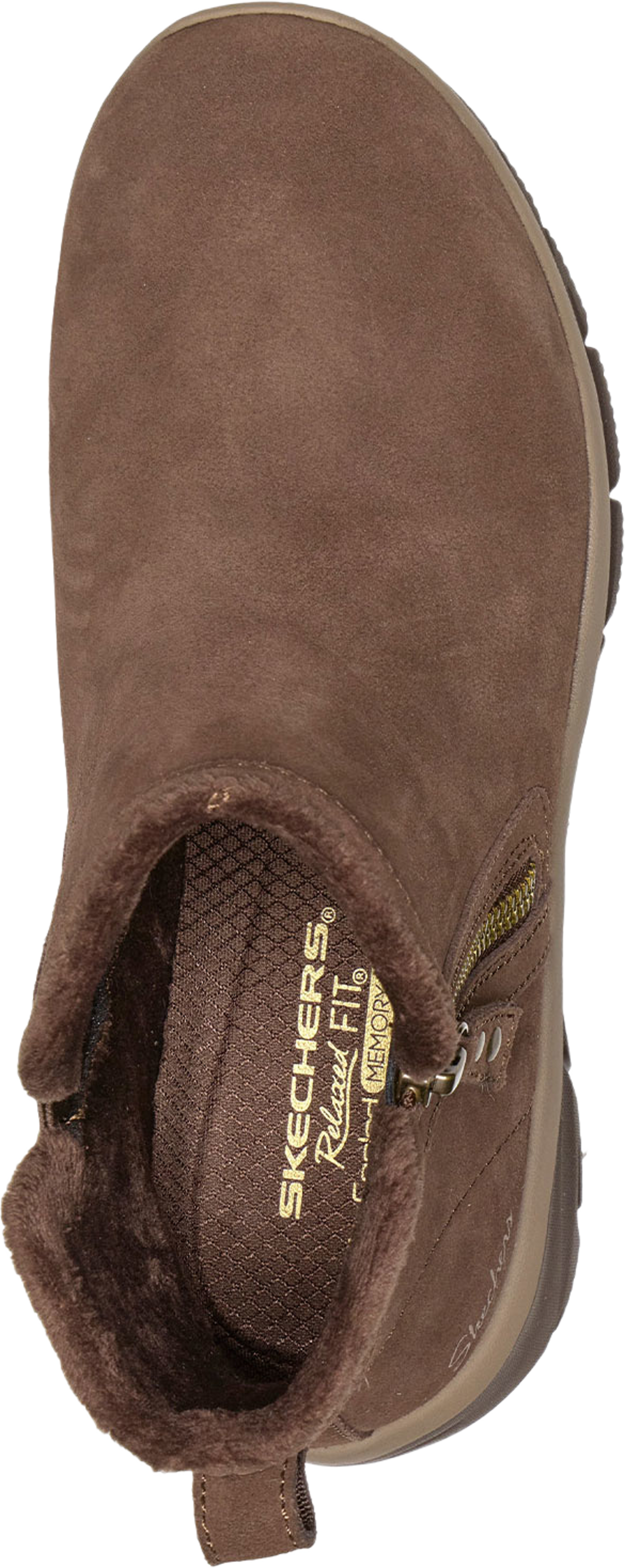 Easy Going Urban Zip, från Skechers, i färgen Choc. Klicka för att öppna bilden i stort format