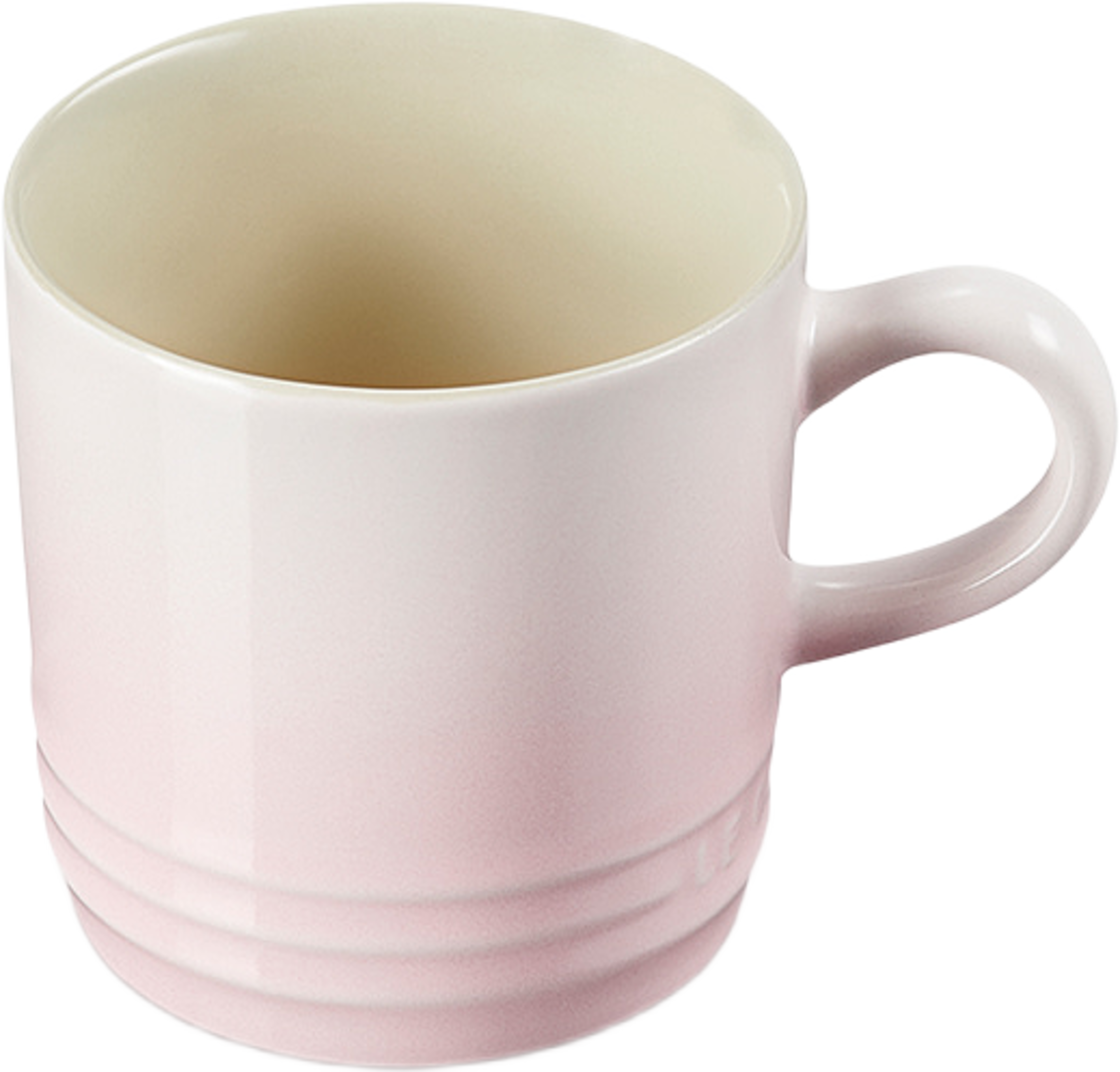 Signature stengods cappuccinomugg 200ml Shell Pink, från Le Creuset, i färgen Shell Pink. Klicka för att öppna bilden i stort format