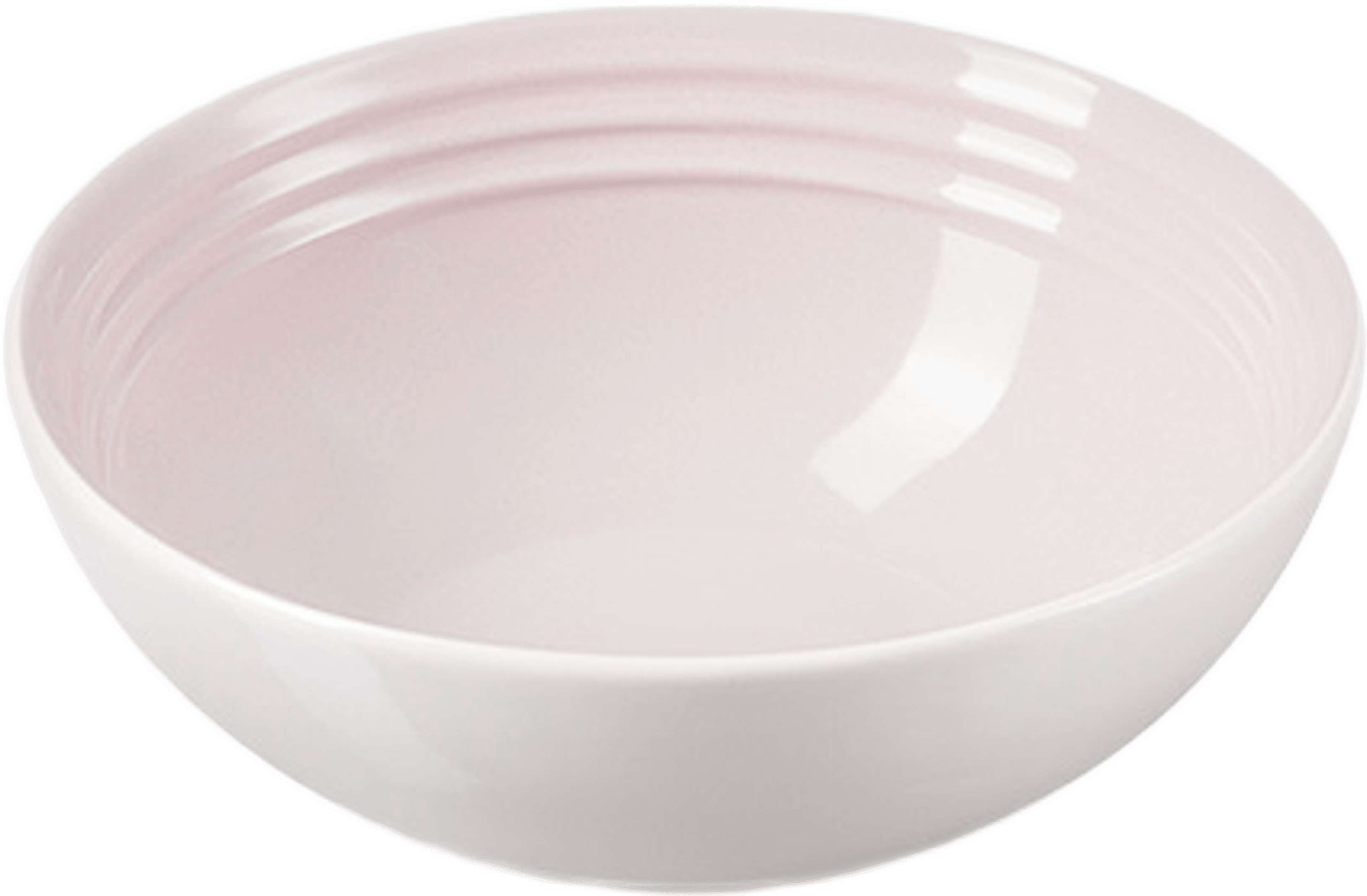 Signature stengods djup tallrik 16cm Shell Pink, från Le Creuset, i färgen Shell Pink. Klicka för att öppna bilden i stort format