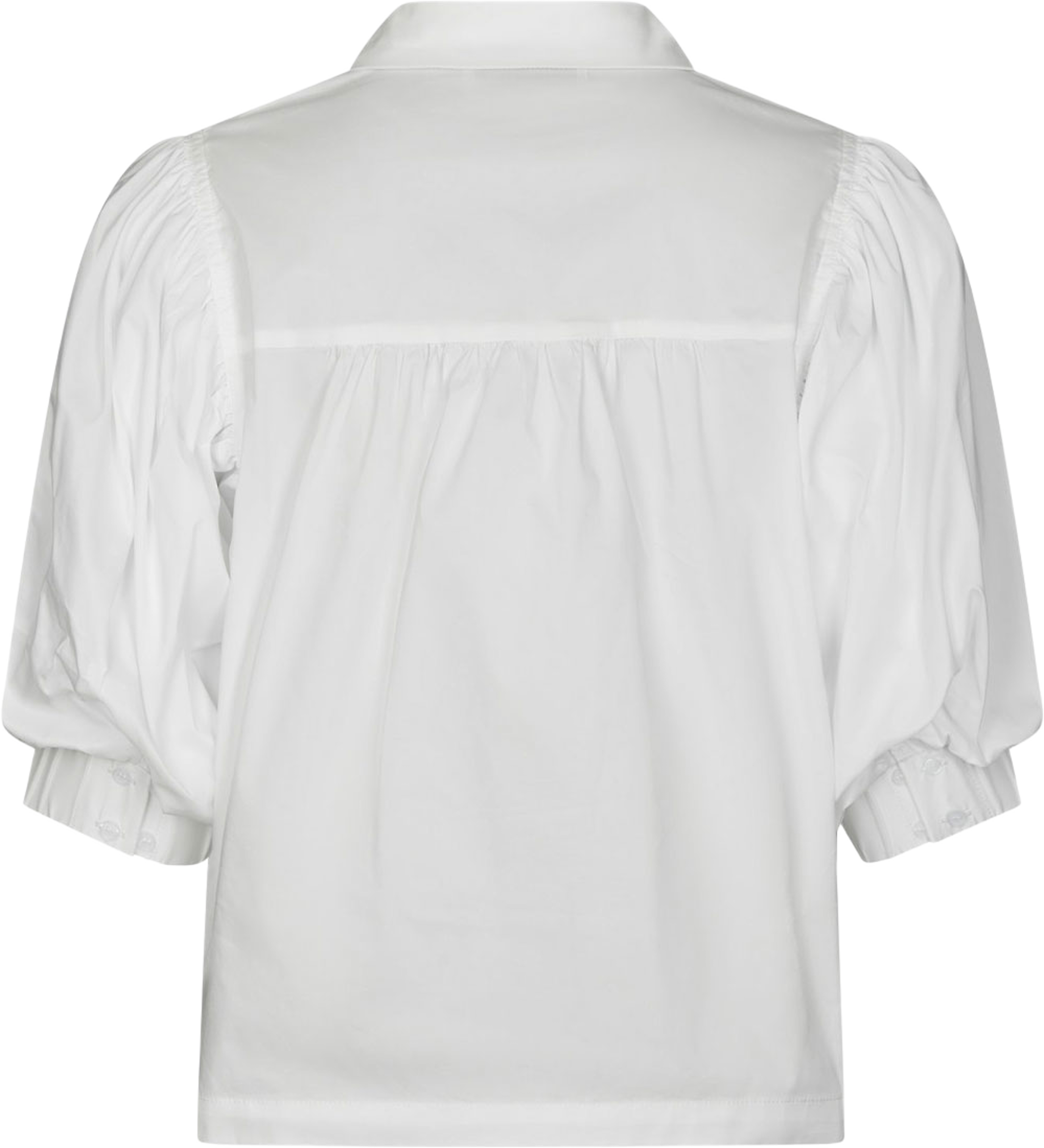 Etta Poplin Shirt, från Neo Noir, i färgen White. Klicka för att öppna bilden i stort format