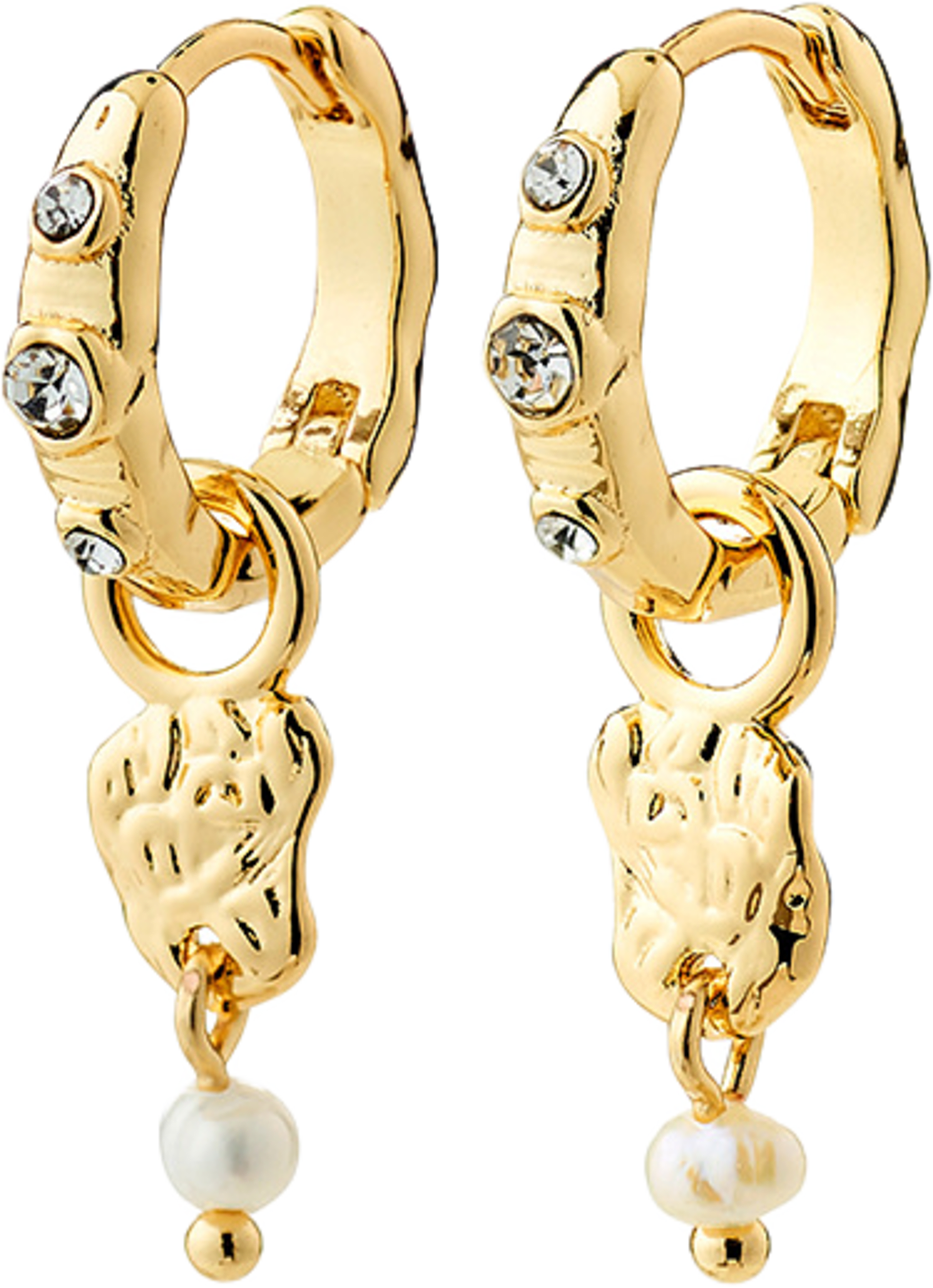 SLOAN earrings gold-plated, från Pilgrim, i färgen Gold Plated. Klicka för att öppna bilden i stort format