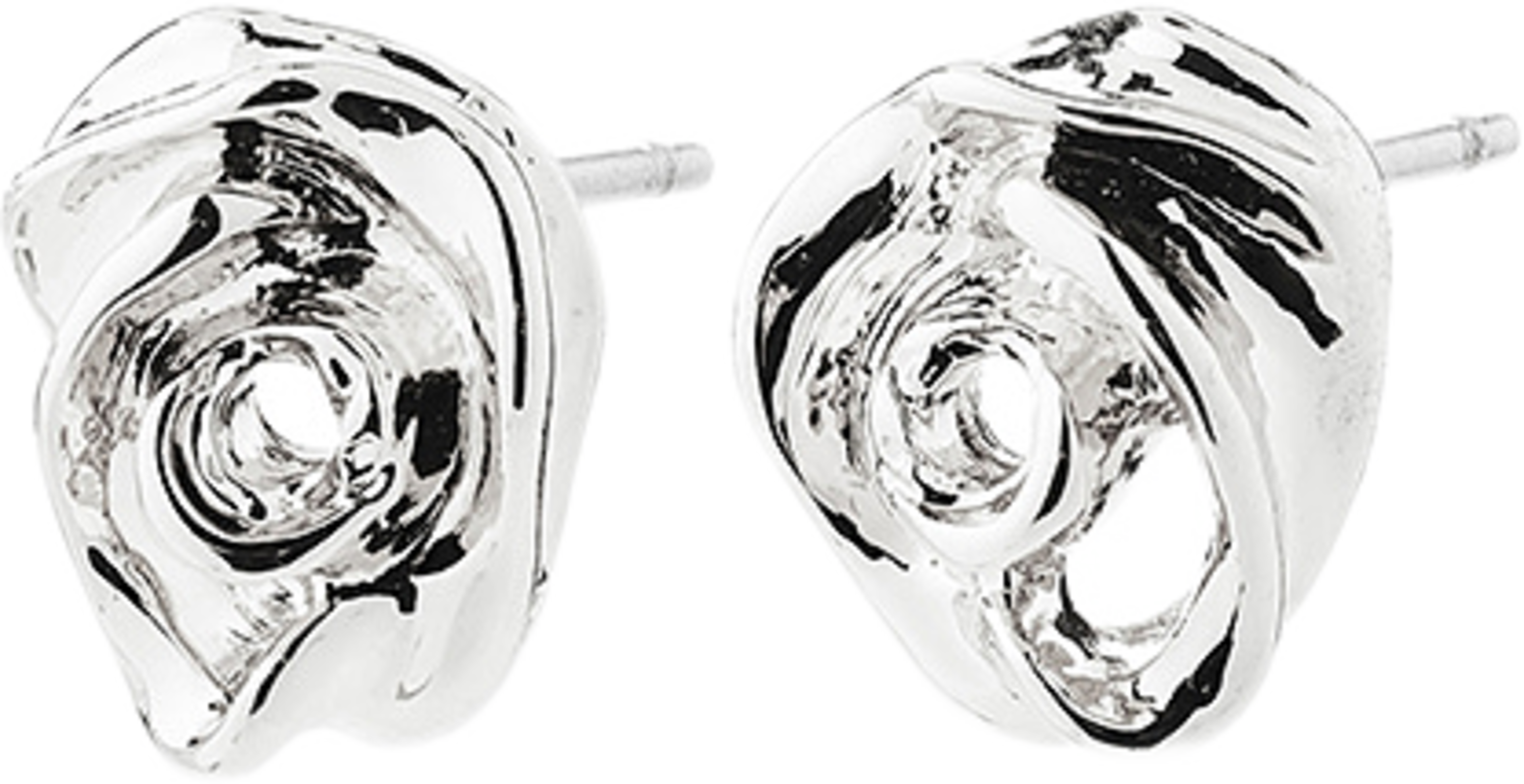 RIYAN earrings silver-plated, från Pilgrim, i färgen Silver Plated. Klicka för att öppna bilden i stort format