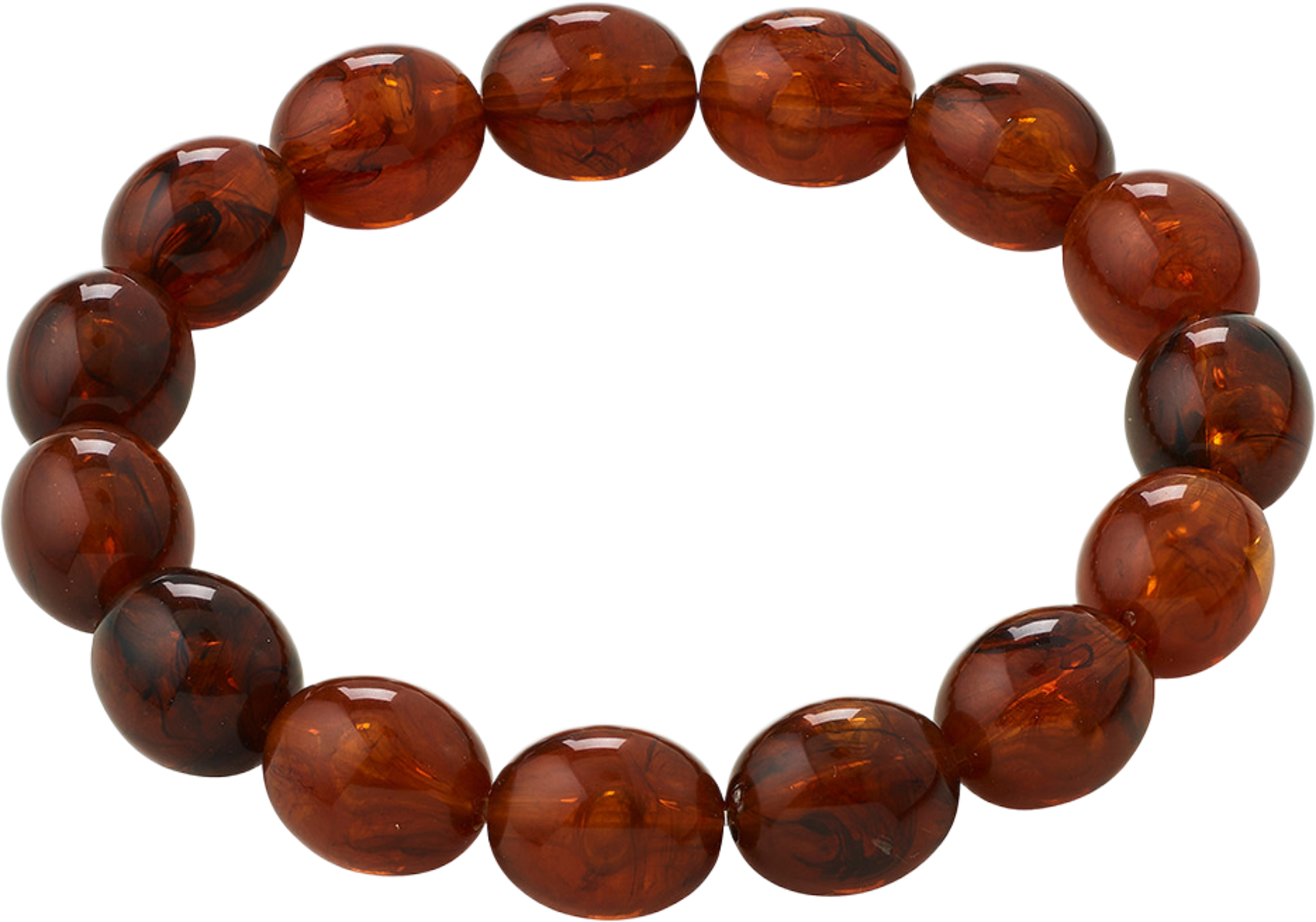 STILL bracelet brown, från Pilgrim, i färgen Gold Plated. Klicka för att öppna bilden i stort format