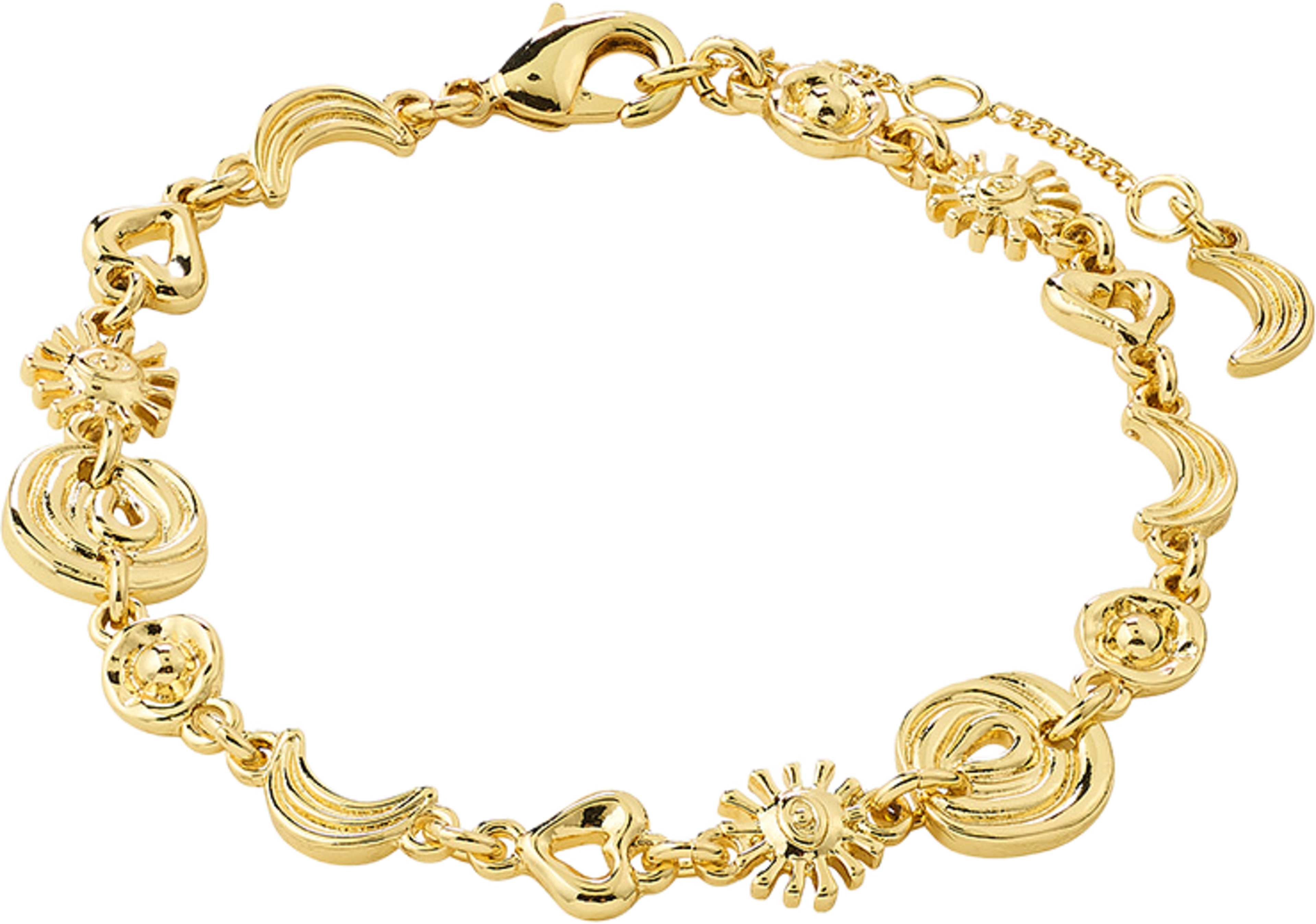 MISHA bracelet gold-plated, från Pilgrim, i färgen Gold Plated. Klicka för att öppna bilden i stort format