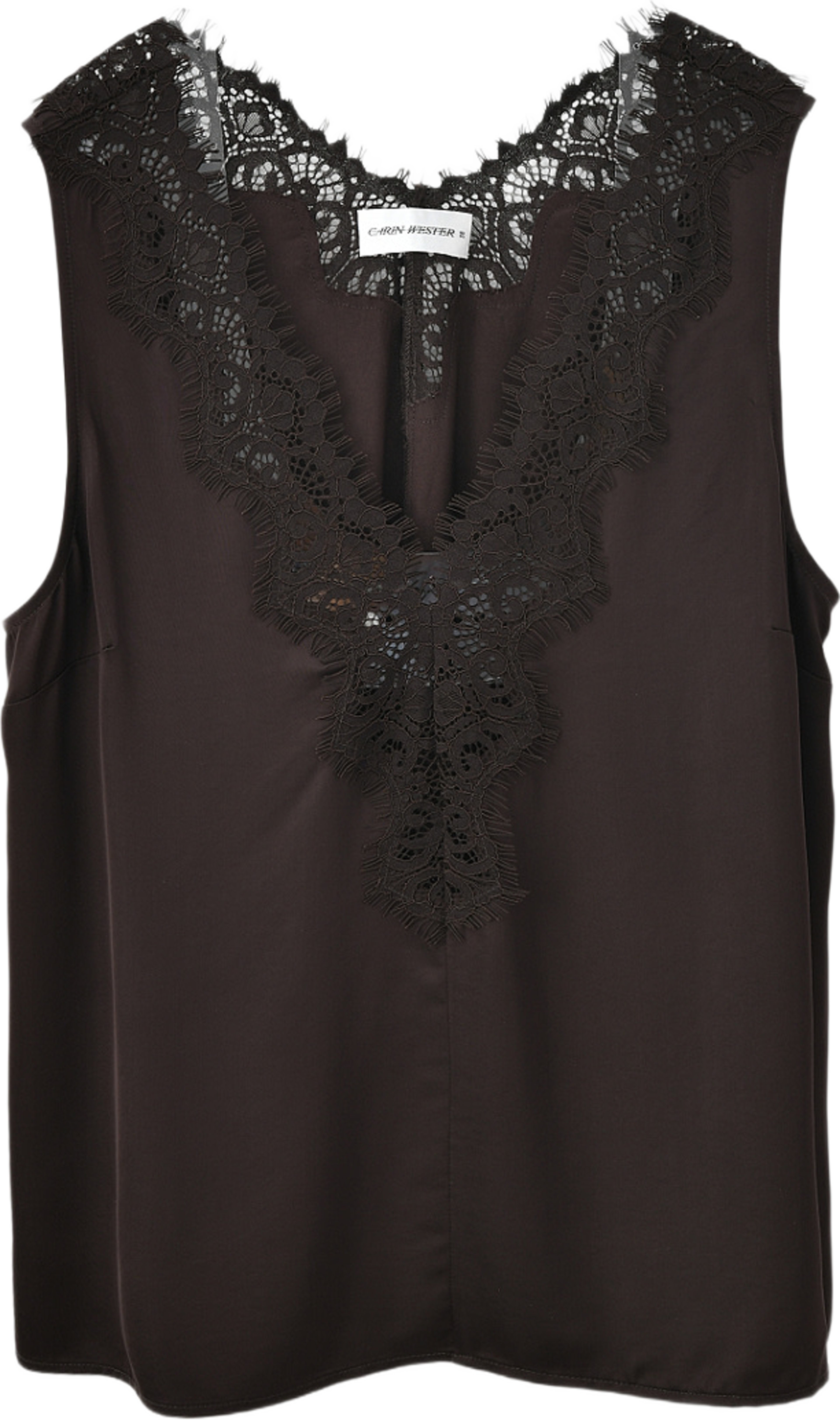 Spetstopp KETTY, från Carin Wester, i färgen Dark Brown. Klicka för att öppna bilden i stort format