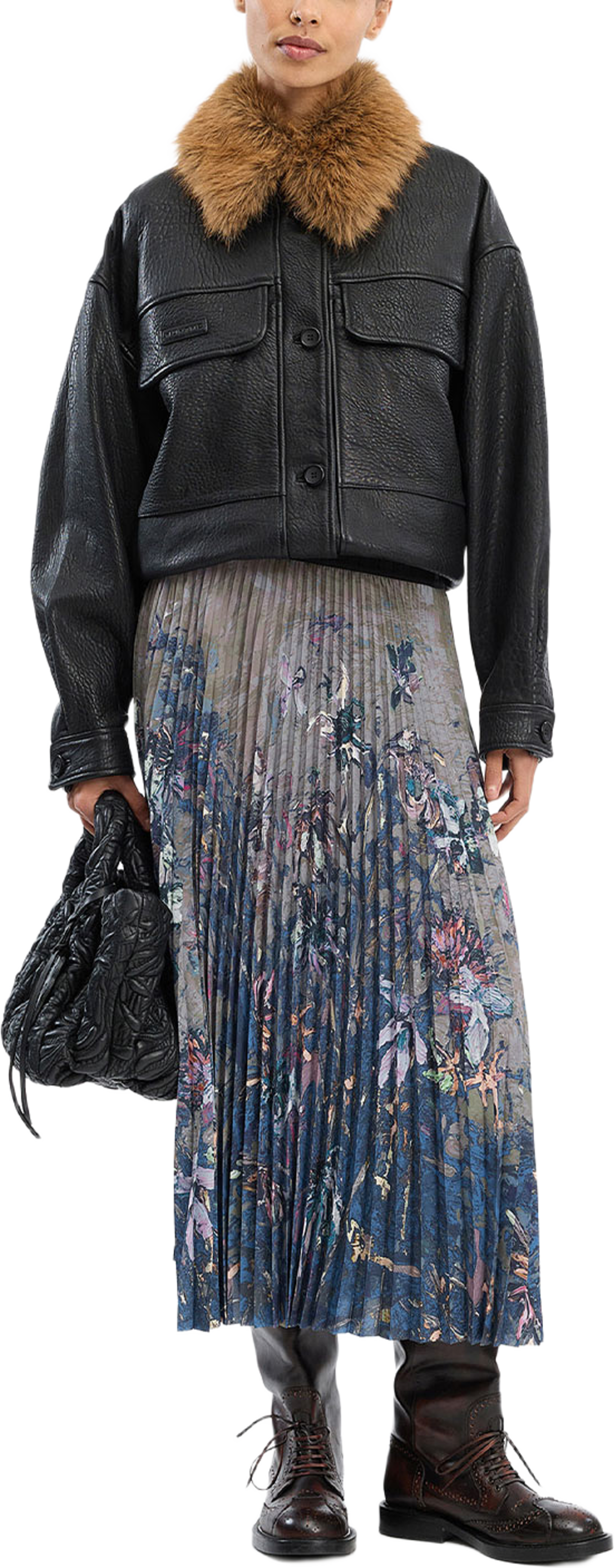 Charming Skirt, från Munthe, i färgen Print Nature. Klicka för att öppna bilden i stort format