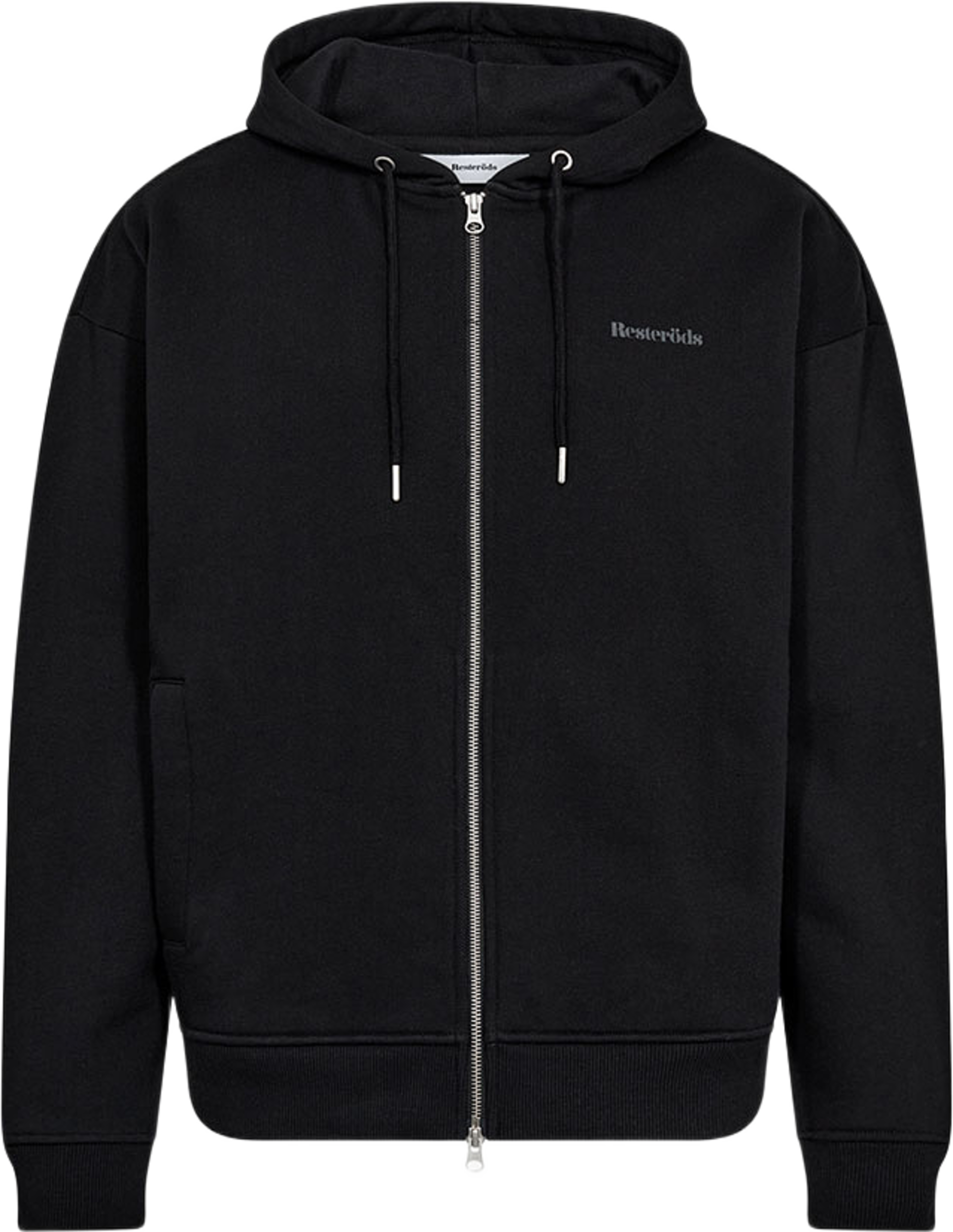 Rtrick Hoodie Zip, från Resteröds, i färgen Black. Klicka för att öppna bilden i stort format