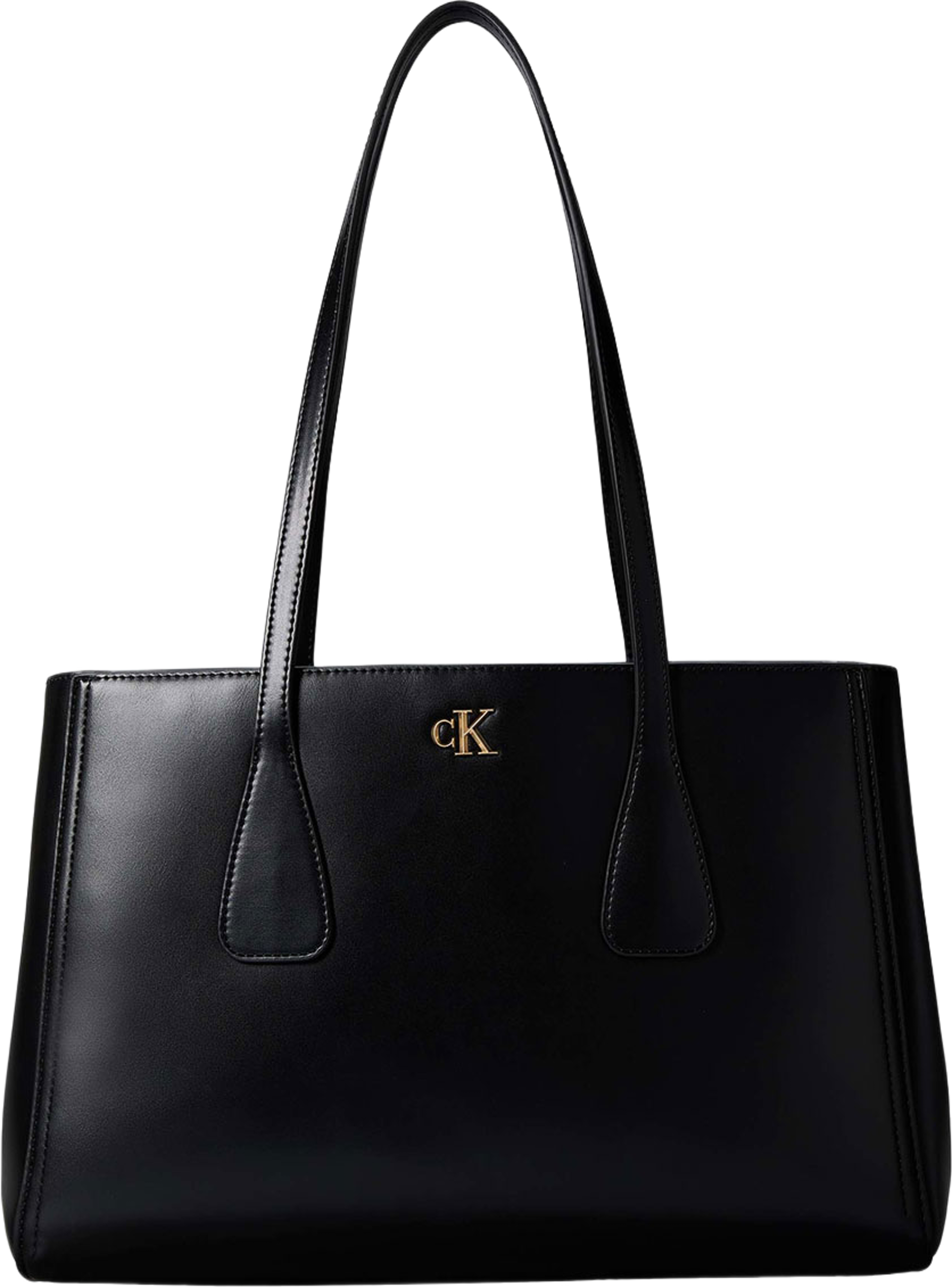 Monogram Medium Work Tote Bag, från Calvin Klein, i färgen Black. Klicka för att öppna bilden i stort format