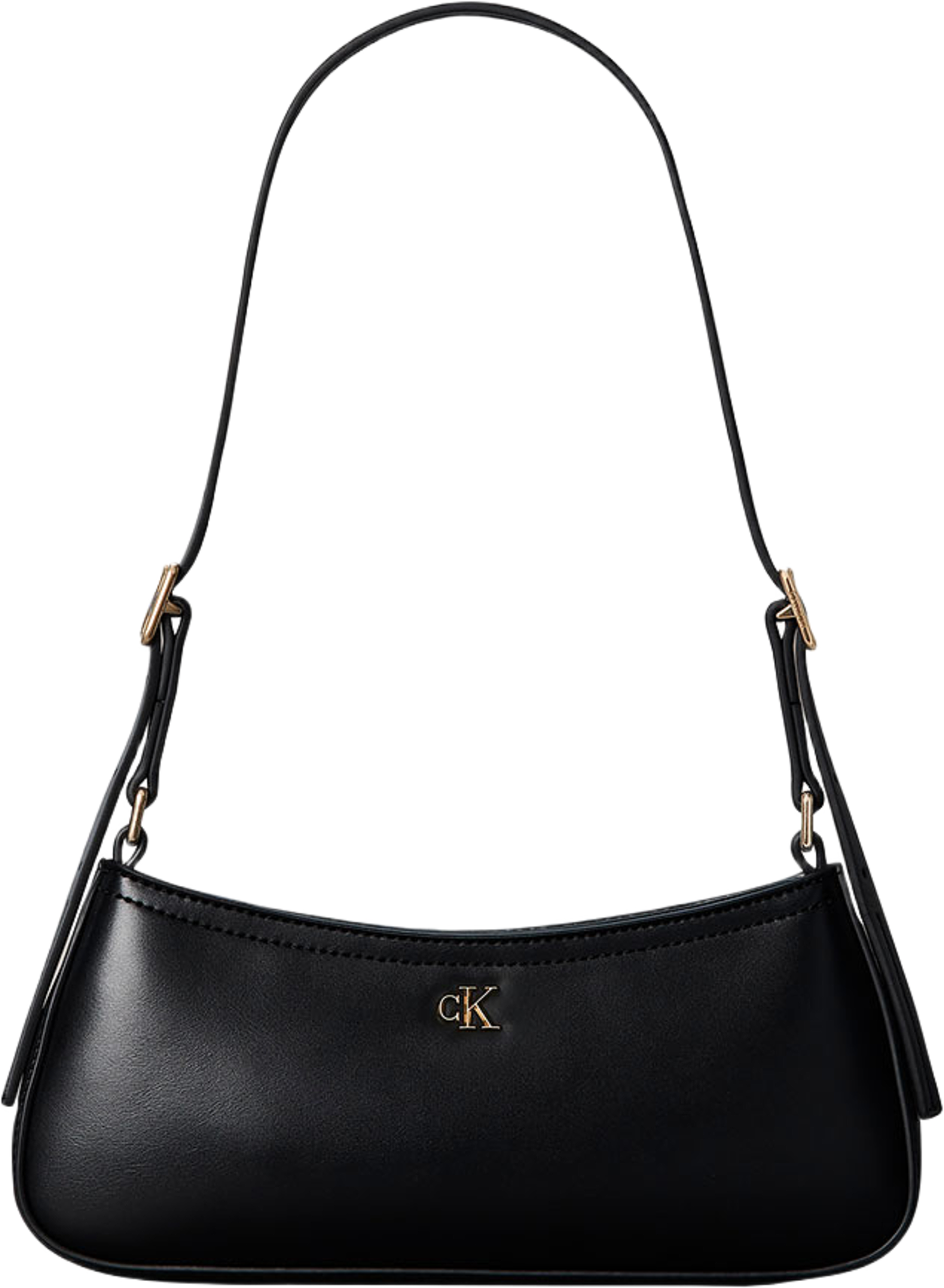 Monogram Logo Hardware Shoulder Bag, från Calvin Klein, i färgen Black. Klicka för att öppna bilden i stort format