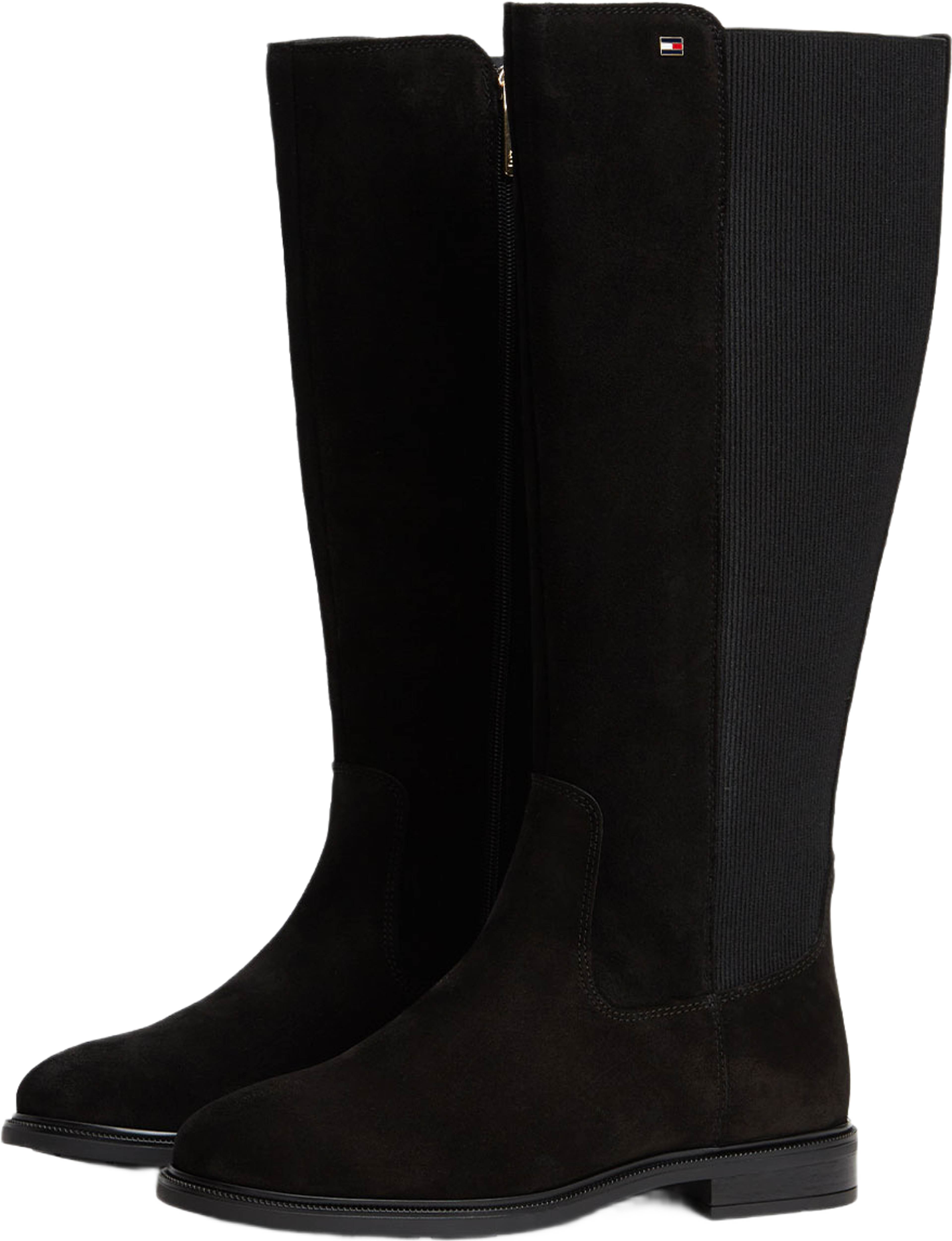 Enamel Flag Suede High Chelsea, från Tommy Hilfiger, i färgen Black. Klicka för att öppna bilden i stort format