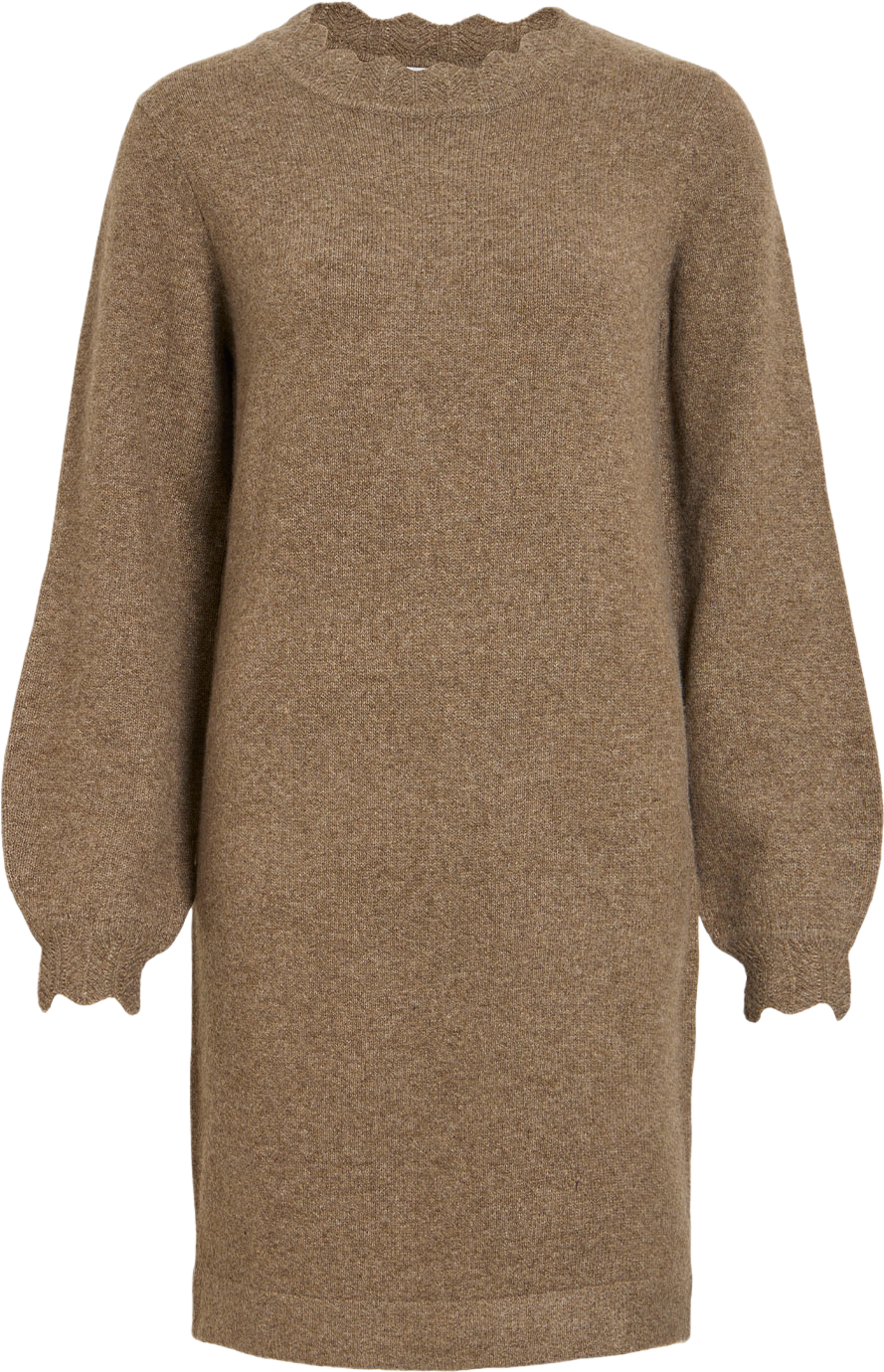 Vinikolina Knit Dress, från Vila, i färgen Falcon Melange. Klicka för att öppna bilden i stort format