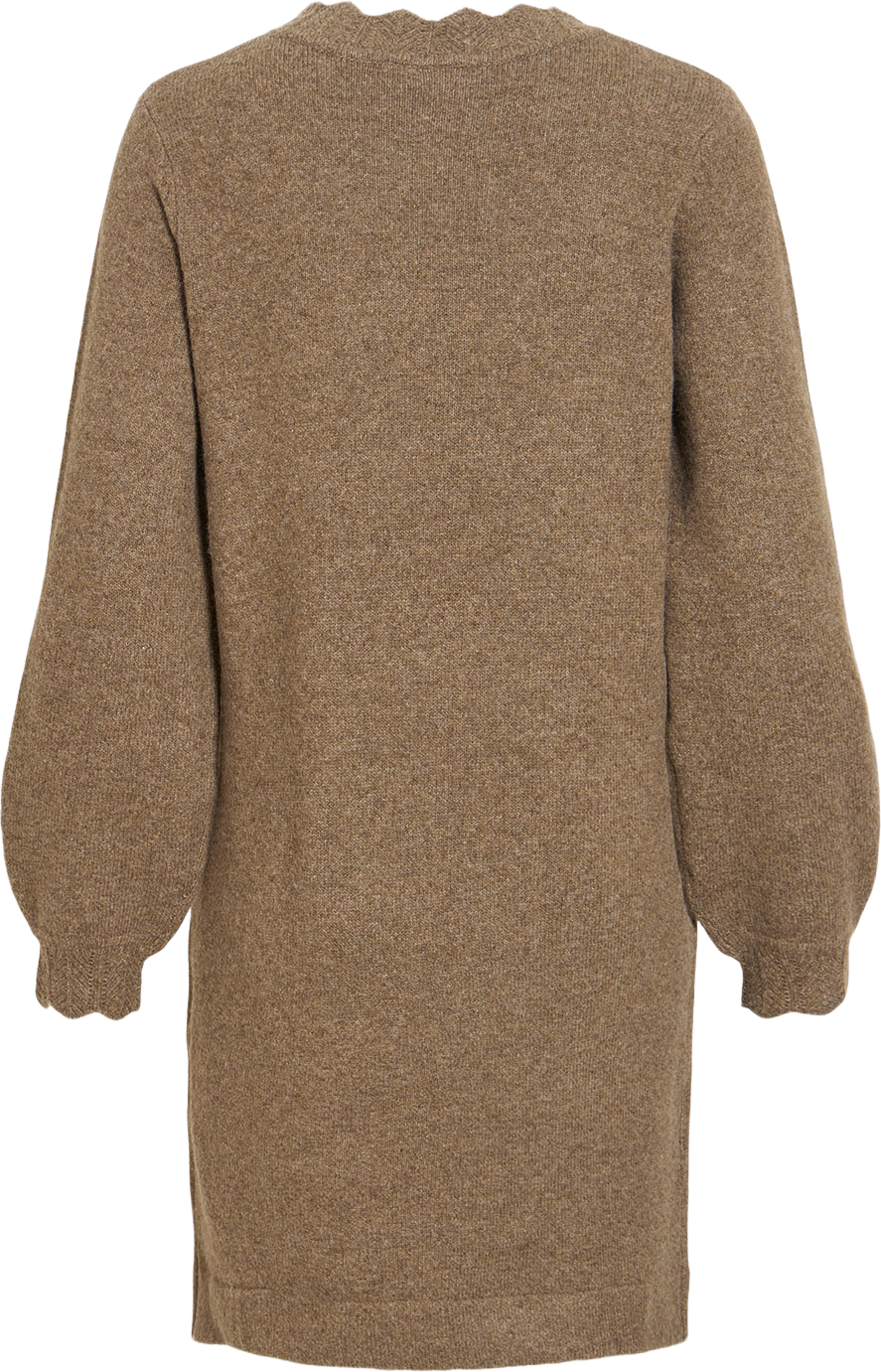 Vinikolina Knit Dress, från Vila, i färgen Falcon Melange. Klicka för att öppna bilden i stort format
