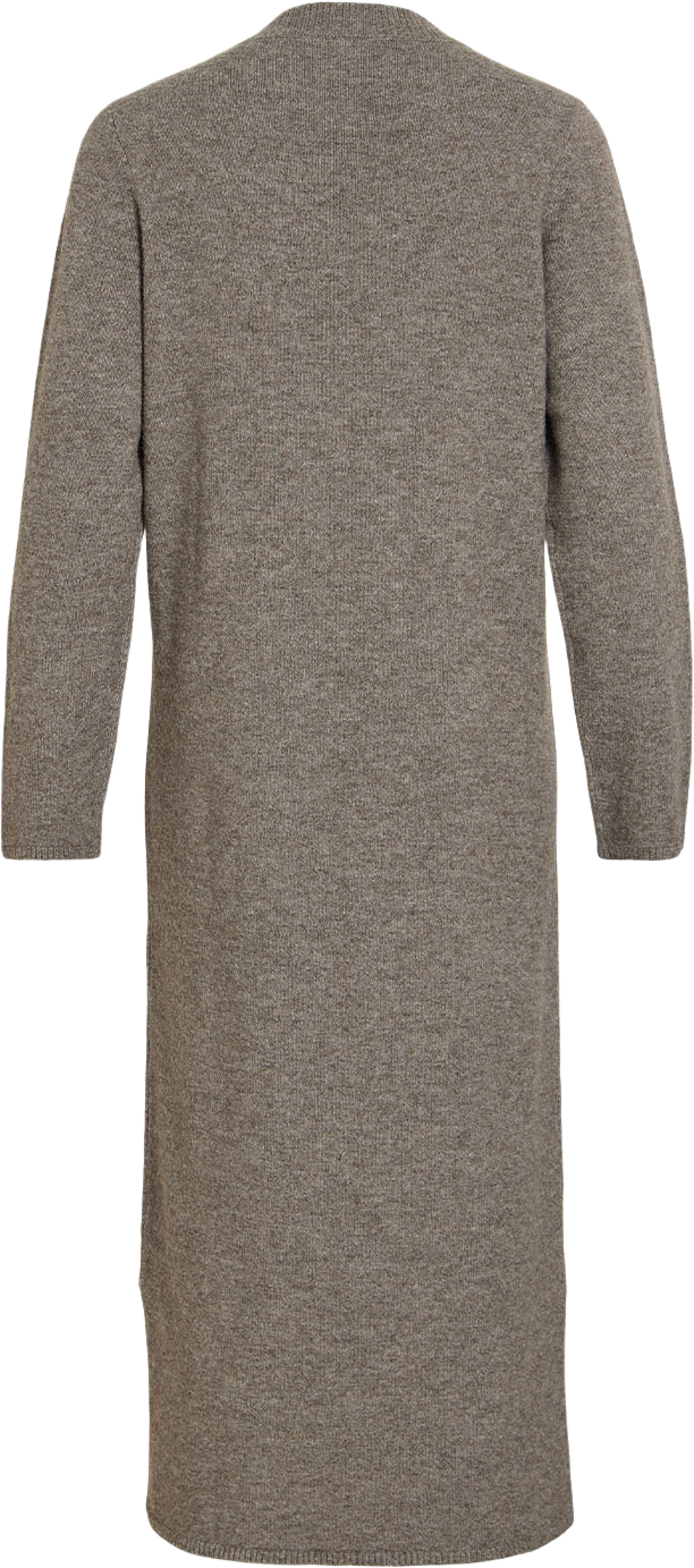 Viliga Midi Knit Dress, från Vila, i färgen Falcon Melange. Klicka för att öppna bilden i stort format