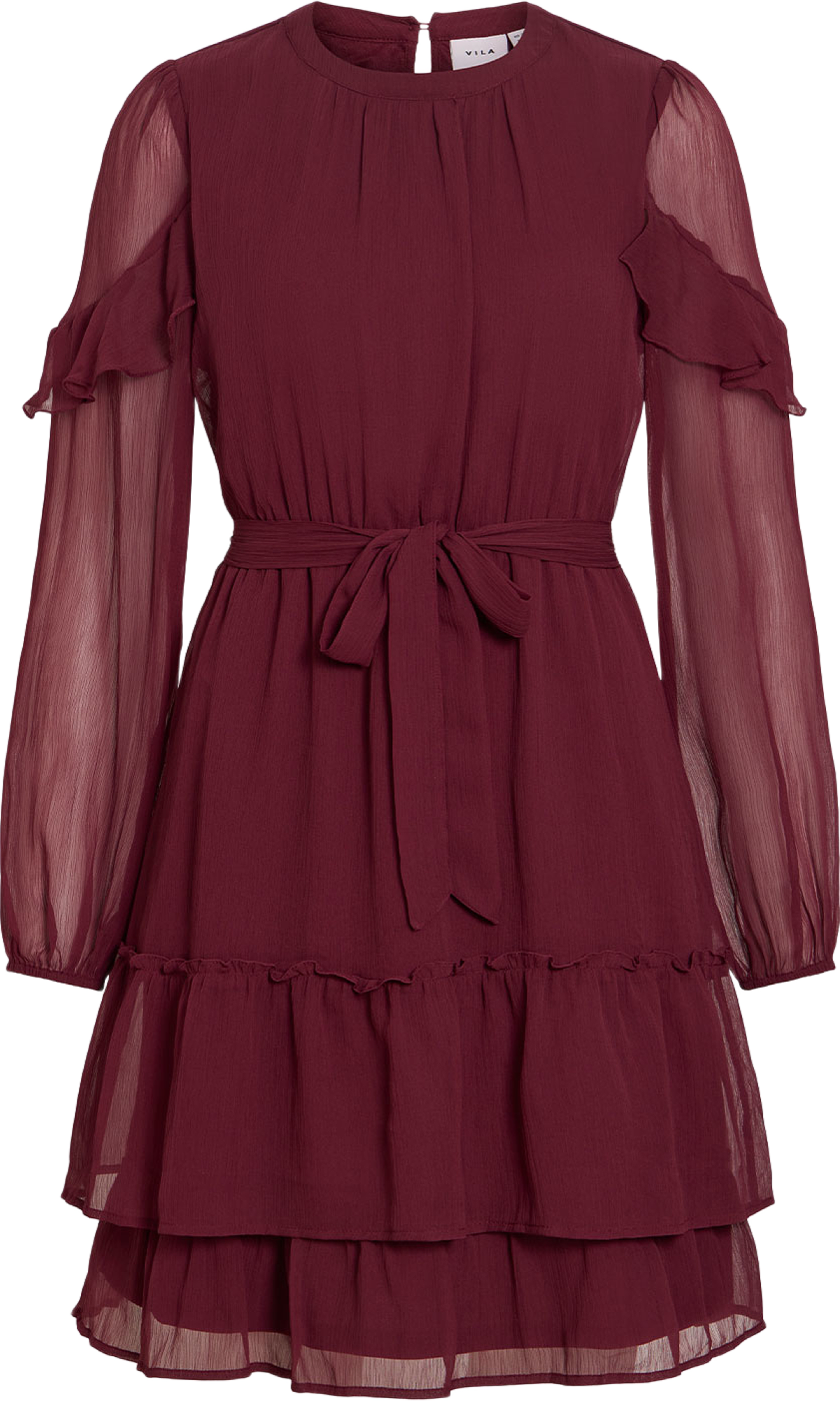 Vielly Flounce Dress, från Vila, i färgen Port Royale. Klicka för att öppna bilden i stort format