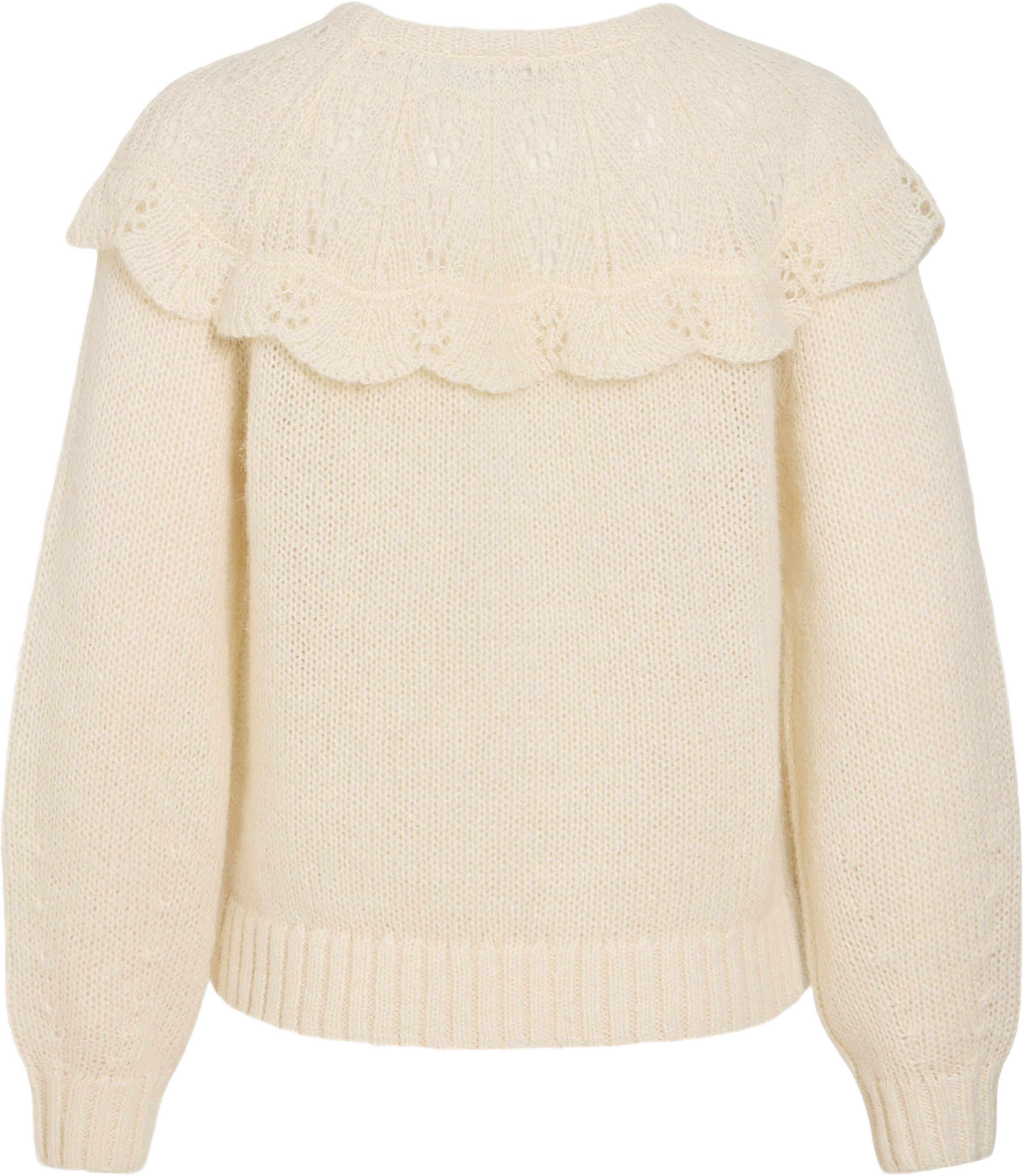 Vimoyano Knit Top, från Vila, i färgen Birch. Klicka för att öppna bilden i stort format