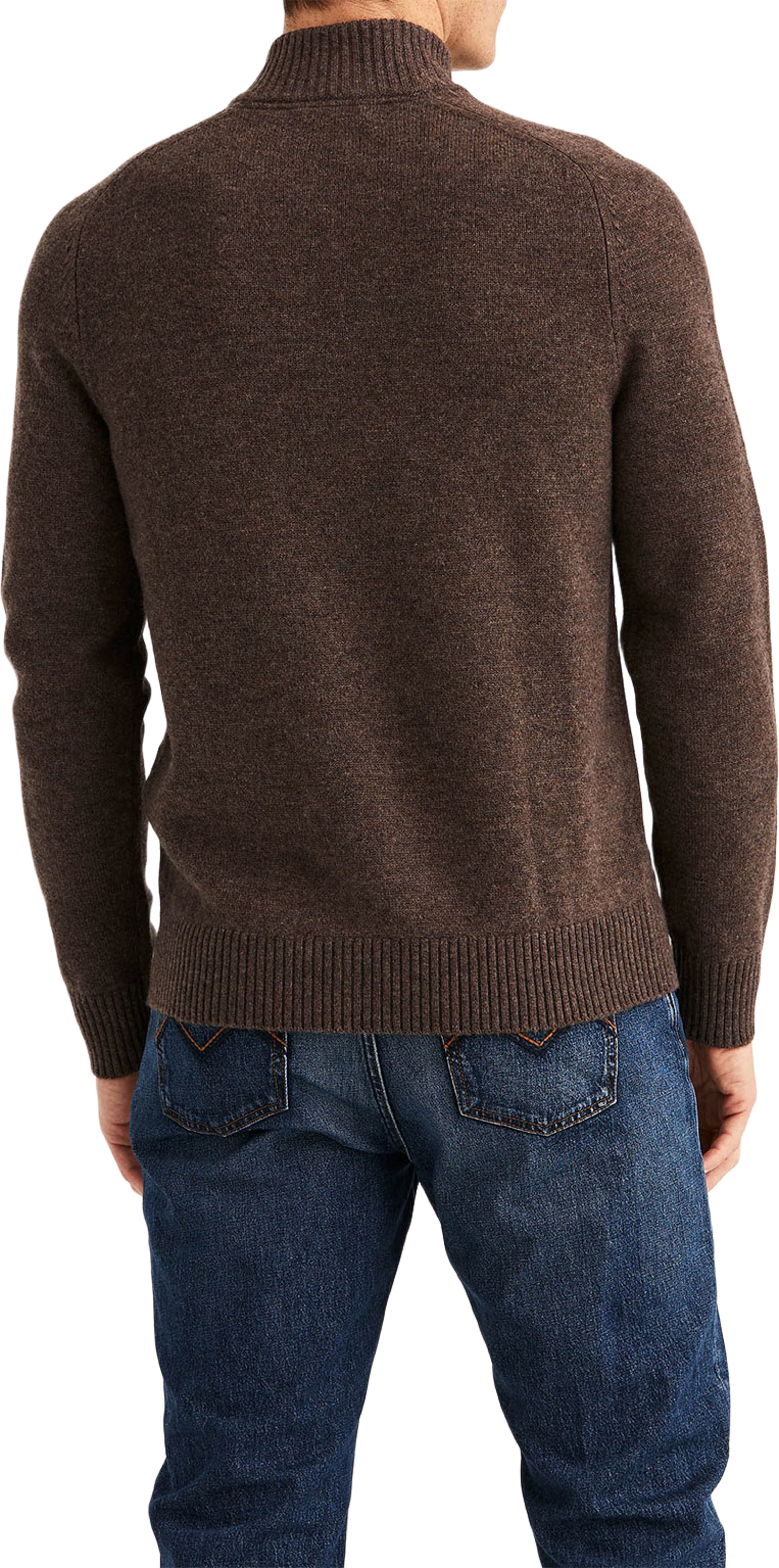 Hertford Half Zip, från Morris, i färgen Brown. Klicka för att öppna bilden i stort format