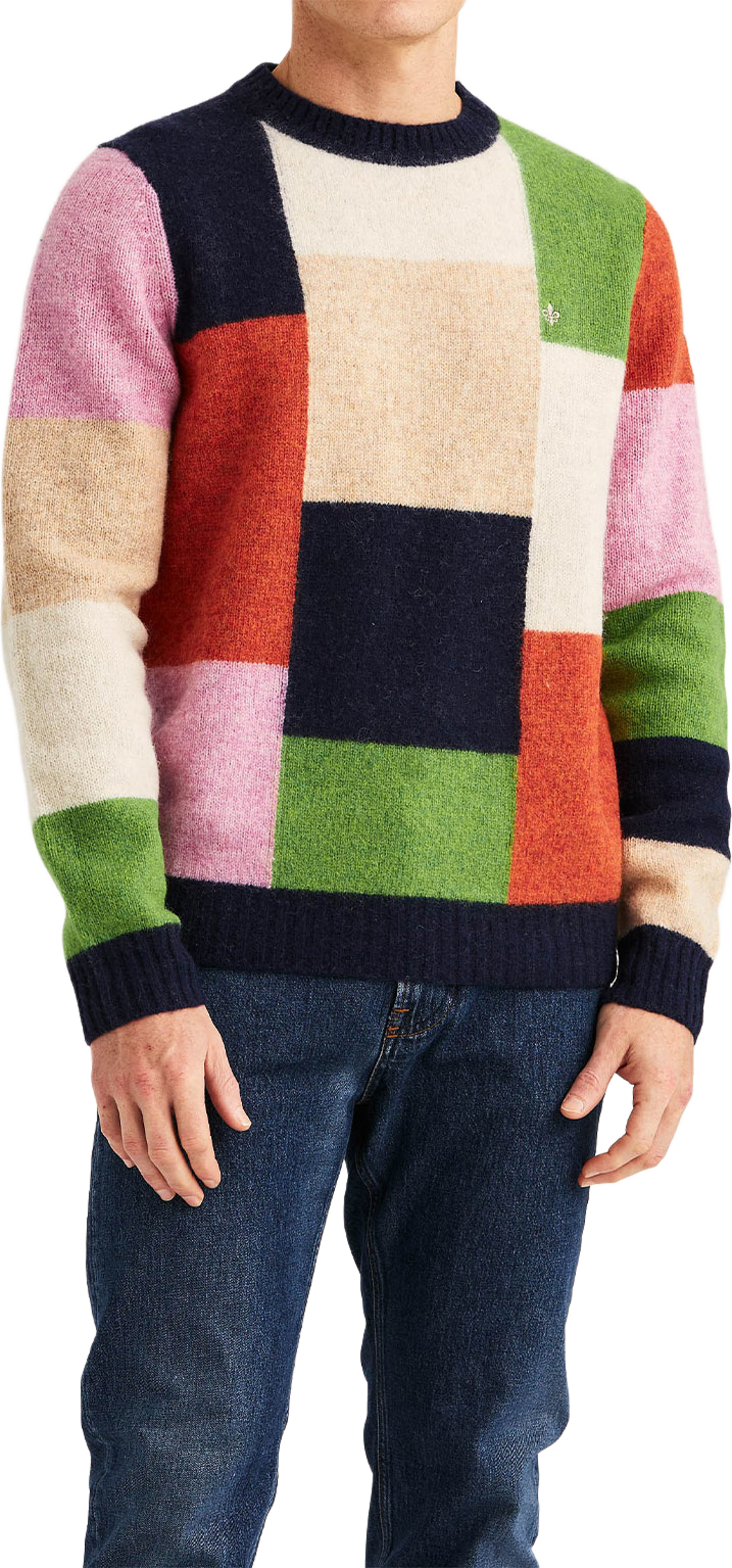 Hubert Sweater, från Morris, i färgen Navy. Klicka för att öppna bilden i stort format