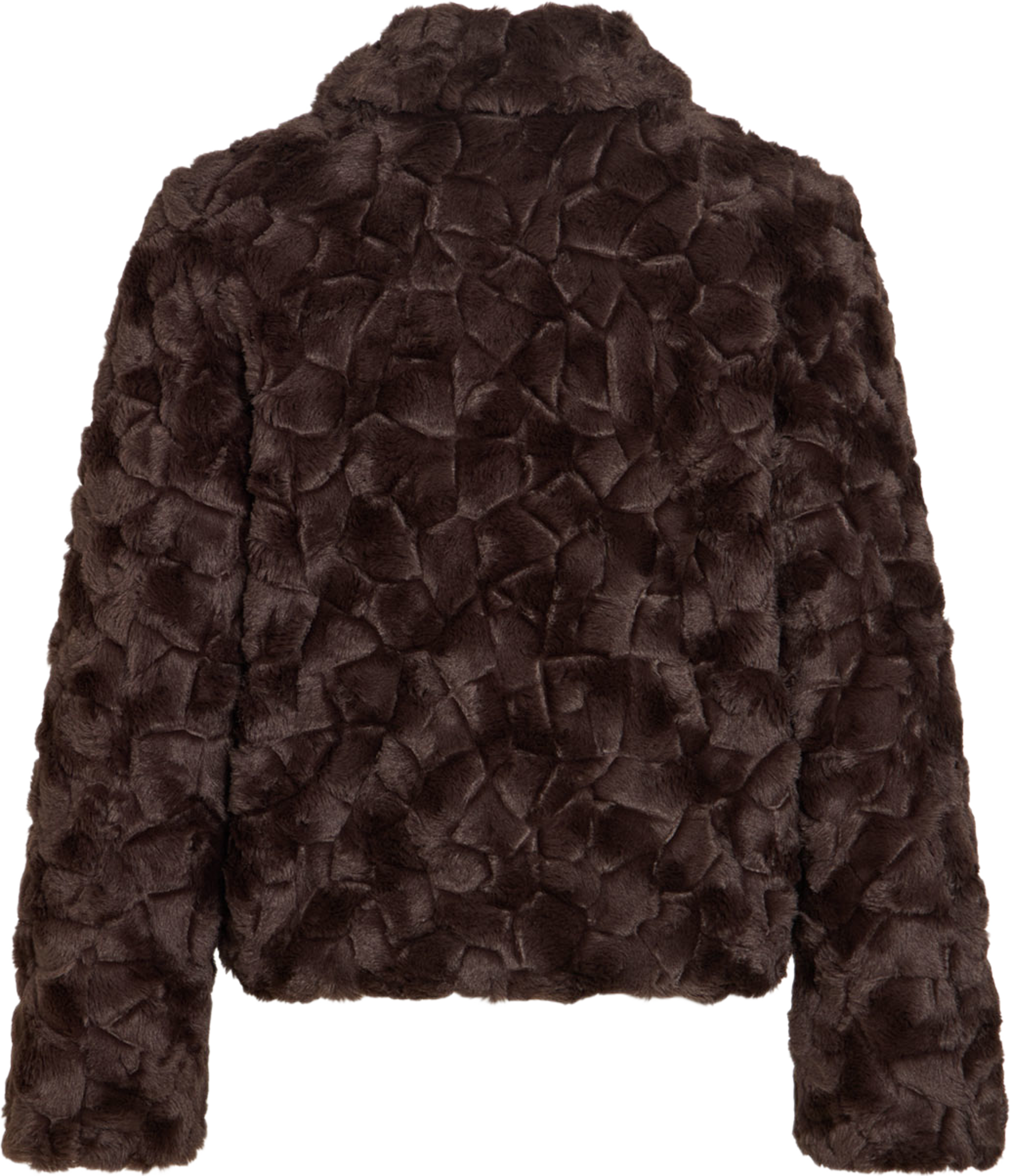 Vidorte New Jacket, från Vila, i färgen Coffee Bean. Klicka för att öppna bilden i stort format