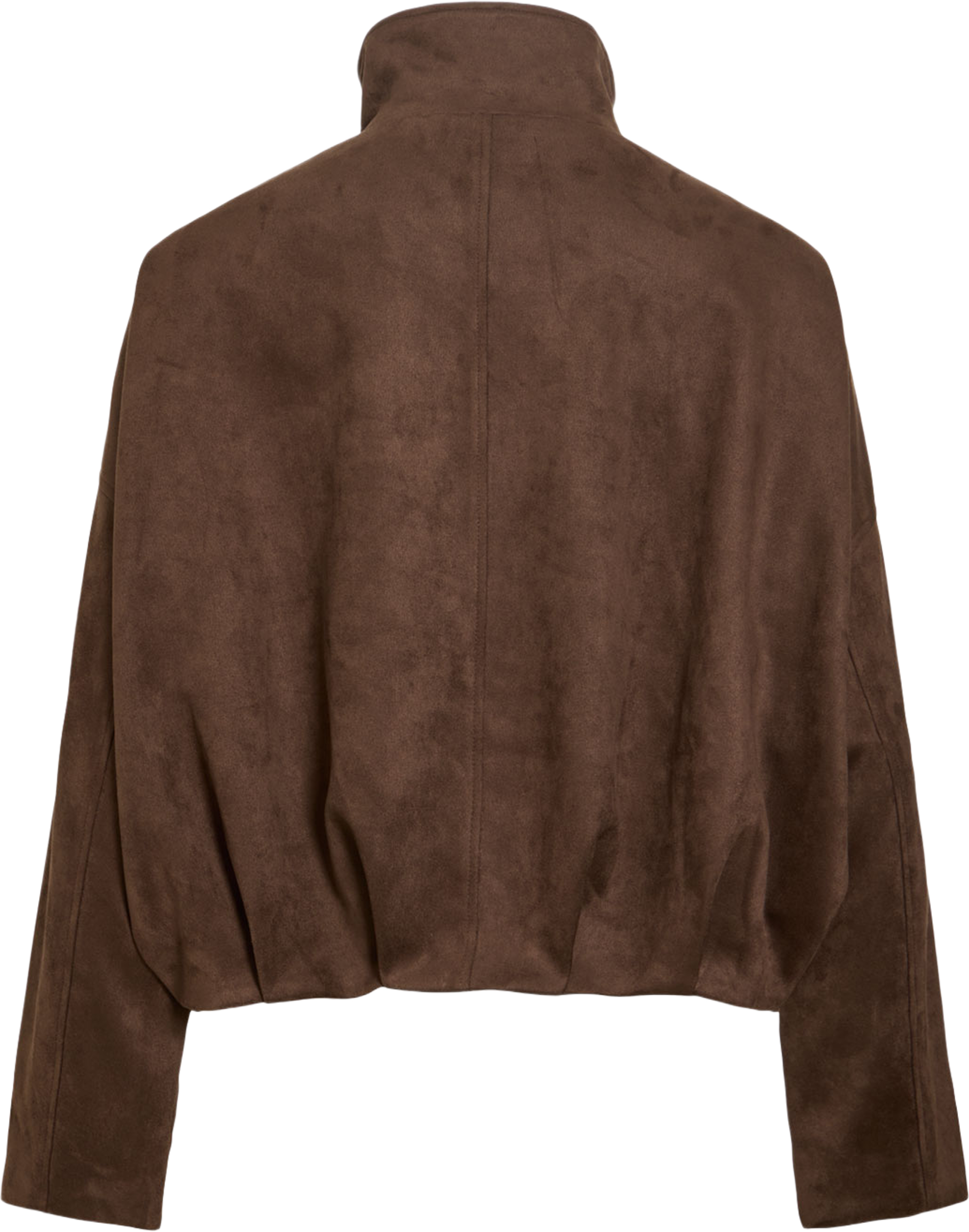 Viviral Funnel Neck Jacket, från Vila, i färgen Chocolate Brown. Klicka för att öppna bilden i stort format