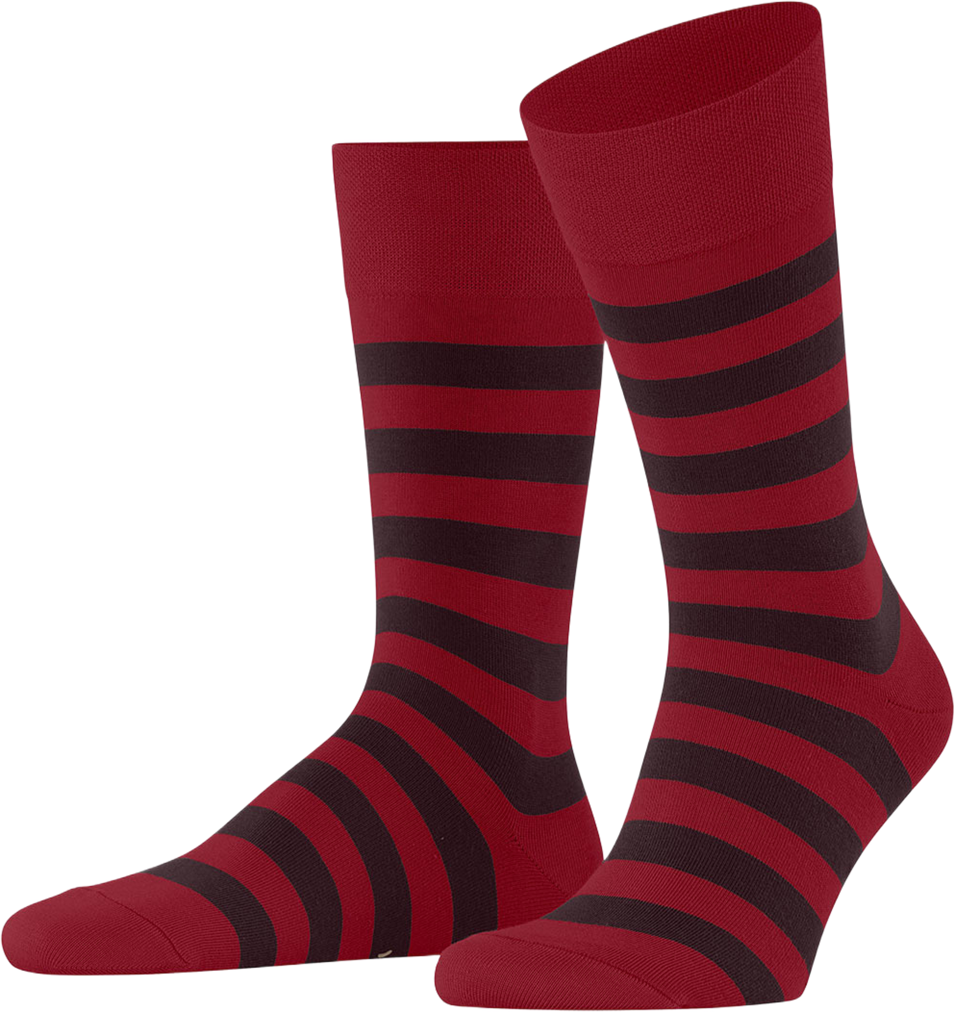 Sensitive Mapped Line sock, från Falke, i färgen Scarlet. Klicka för att öppna bilden i stort format