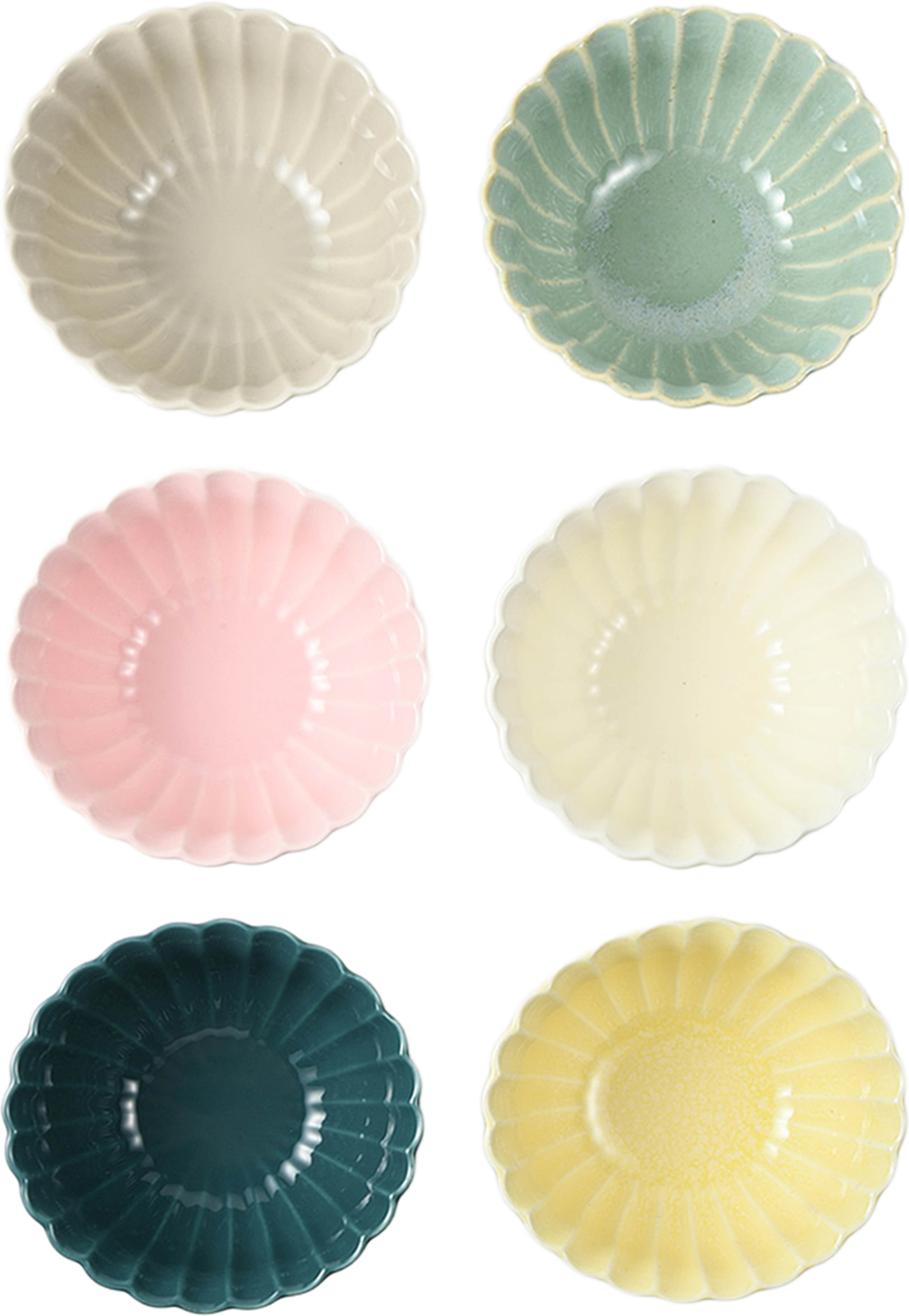 Skål ALBA 11,5 cm, 6-pack, från PORTOLINO LIVING, i färgen Multi. Klicka för att öppna bilden i stort format