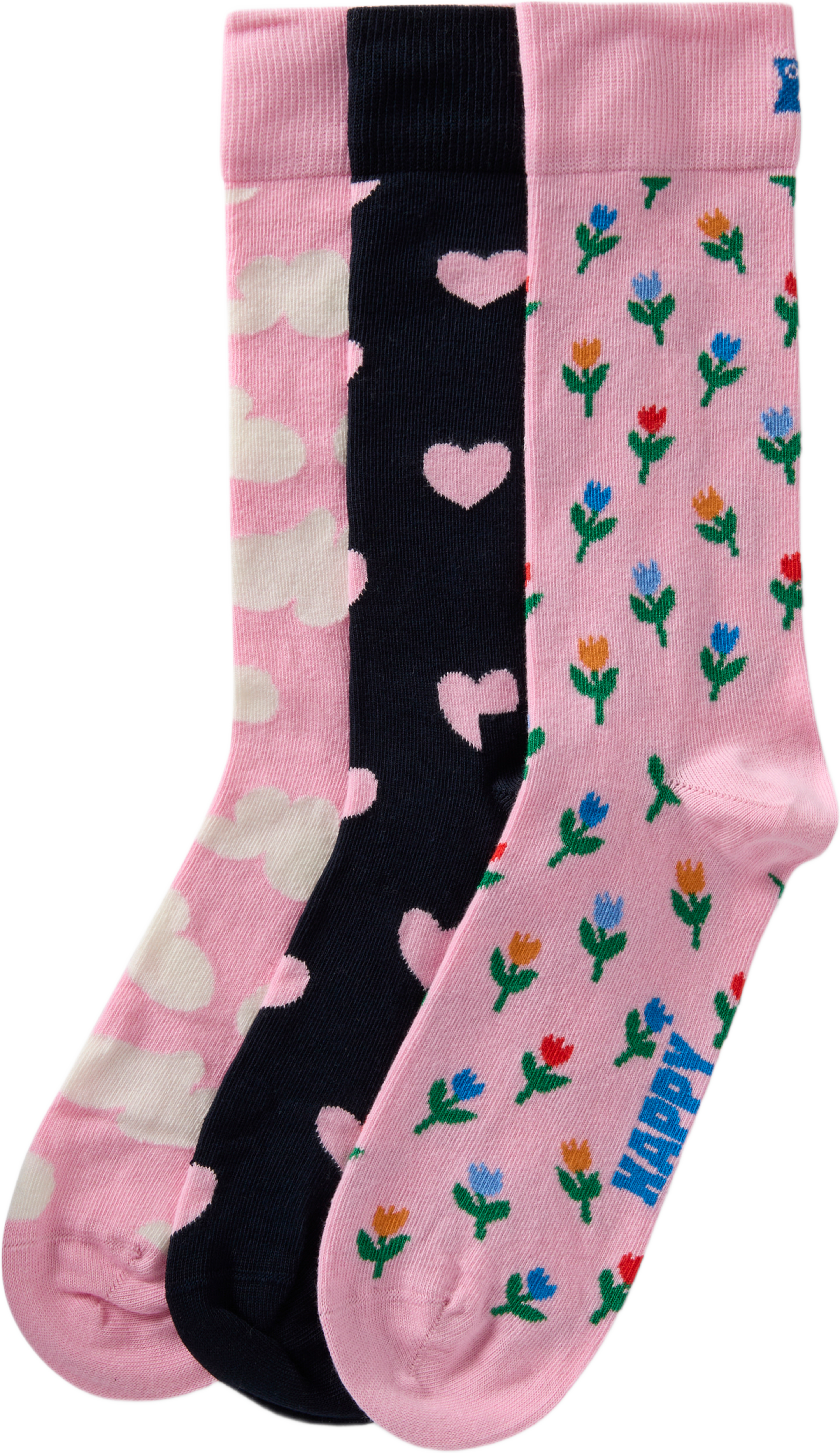 3-Pack Mother's Day Gift Set, från Happy Socks, i färgen Light Pink. Klicka för att öppna bilden i stort format