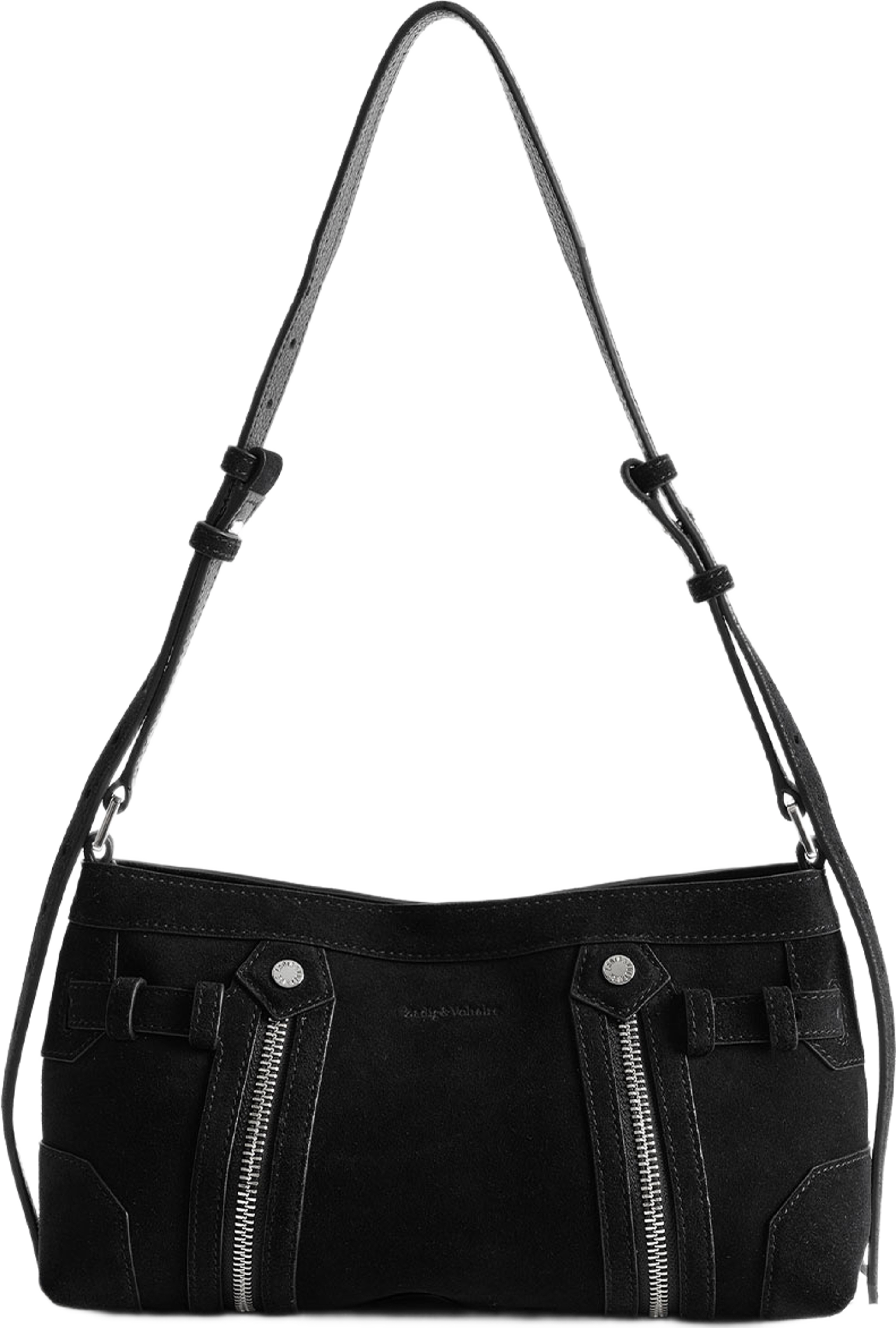 Baby Madison Suede Bag, från Zadig & Voltaire, i färgen Black. Klicka för att öppna bilden i stort format