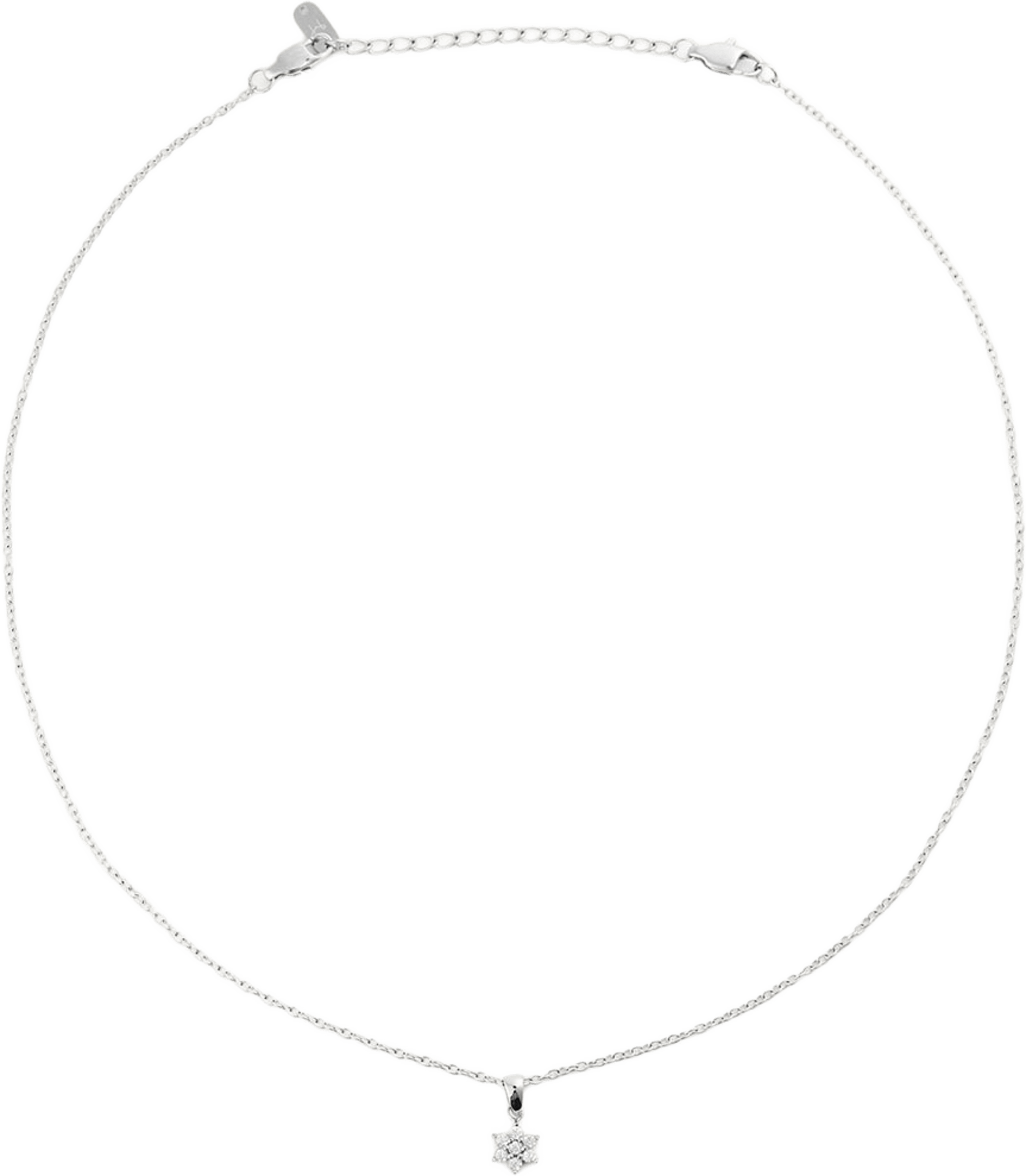 Flora Steel Necklace, från Mockberg, i färgen Steel. Klicka för att öppna bilden i stort format