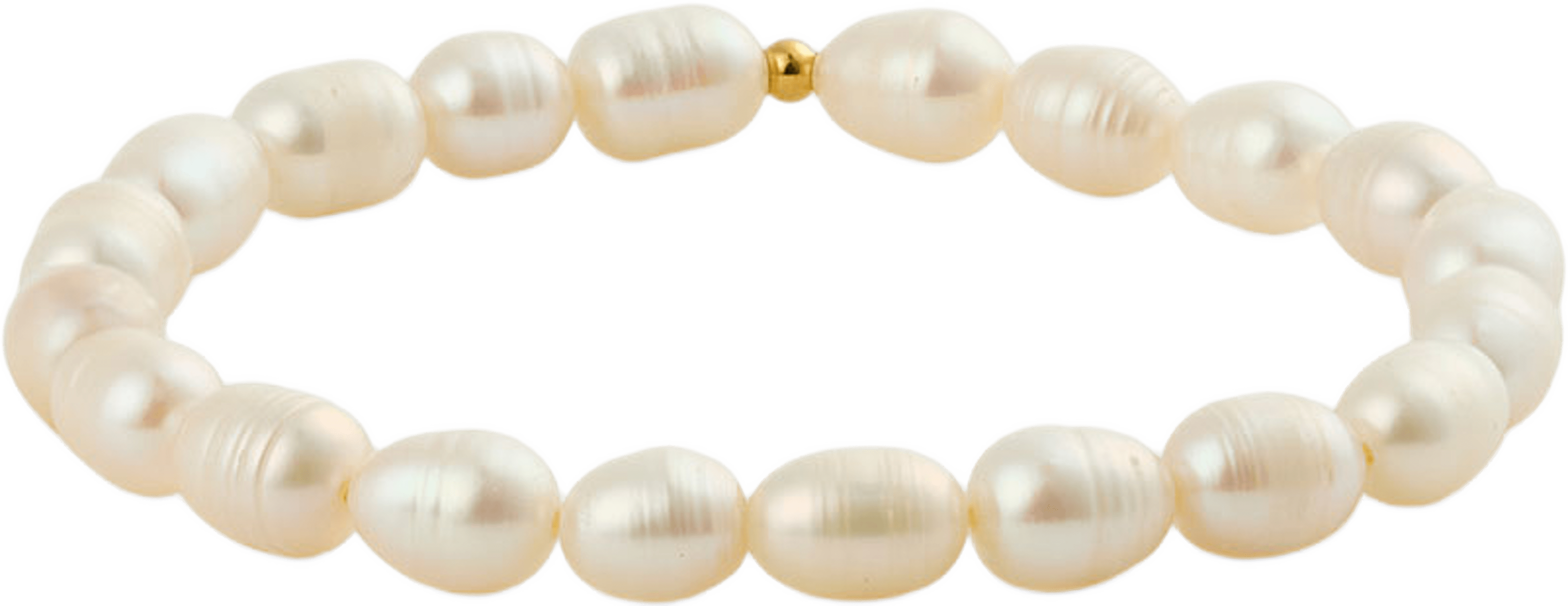 Aura Pearl Gold Bracelet, från Mockberg, i färgen Gold. Klicka för att öppna bilden i stort format