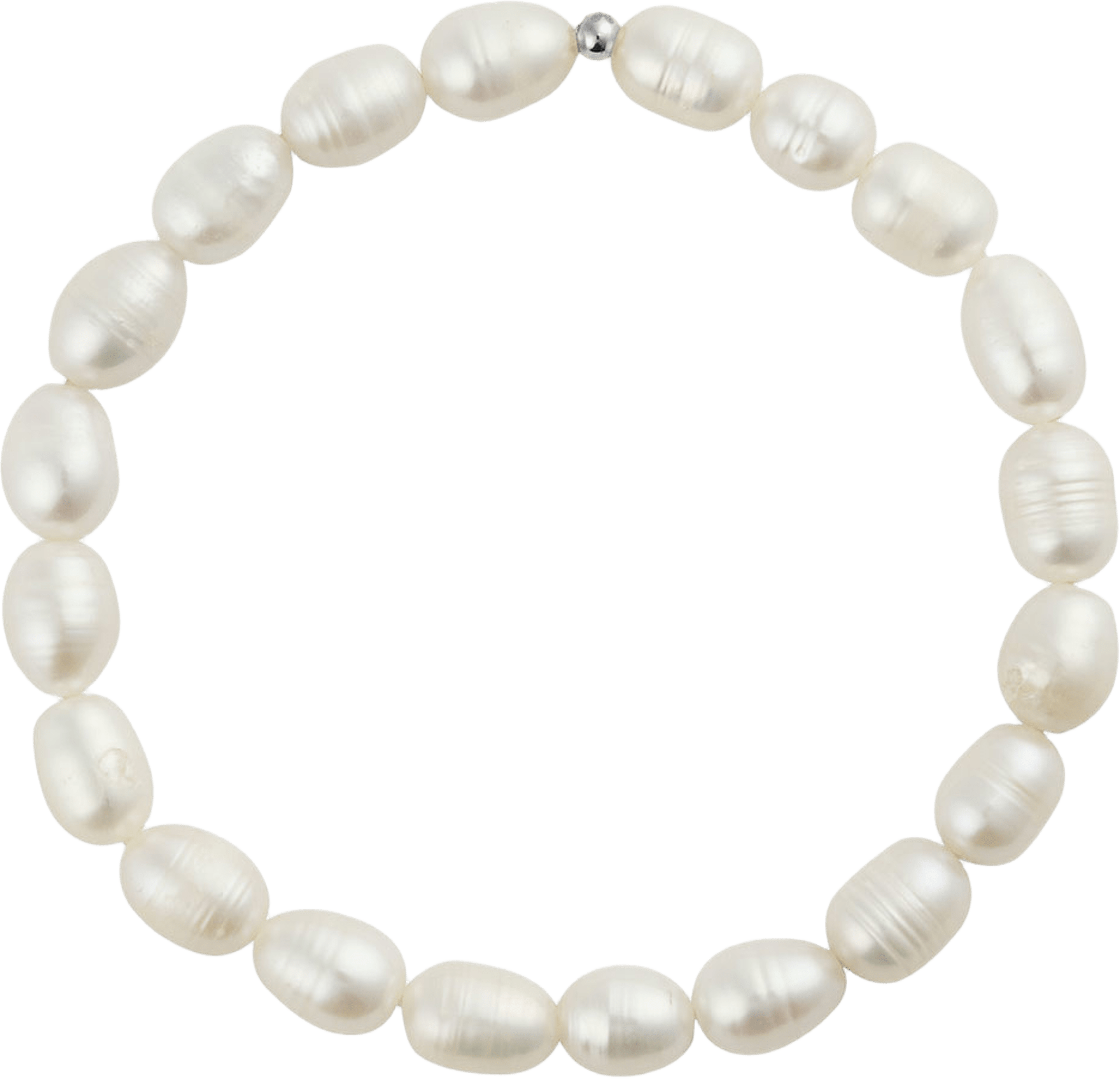 Aura Pearl Steel Bracelet, från Mockberg, i färgen Steel. Klicka för att öppna bilden i stort format