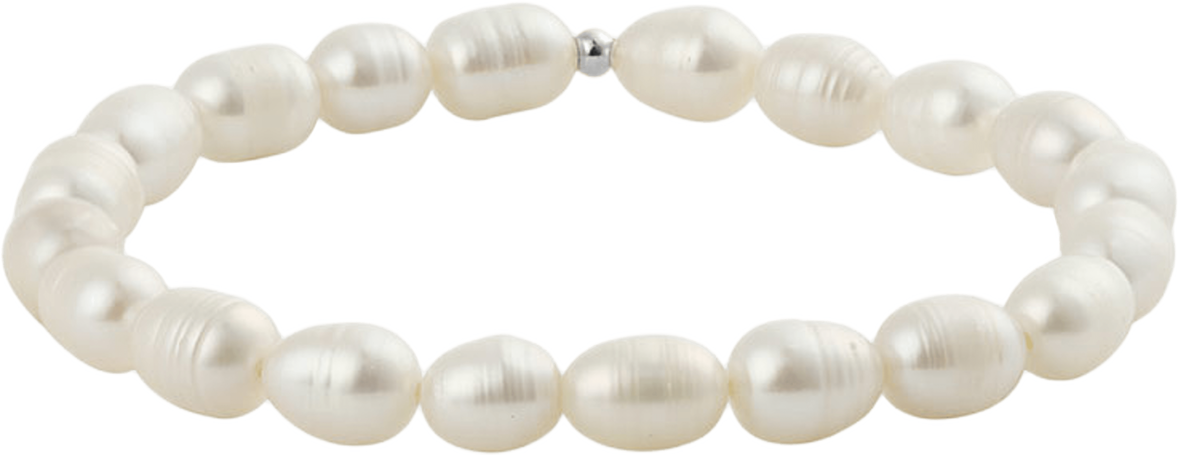 Aura Pearl Steel Bracelet, från Mockberg, i färgen Steel. Klicka för att öppna bilden i stort format