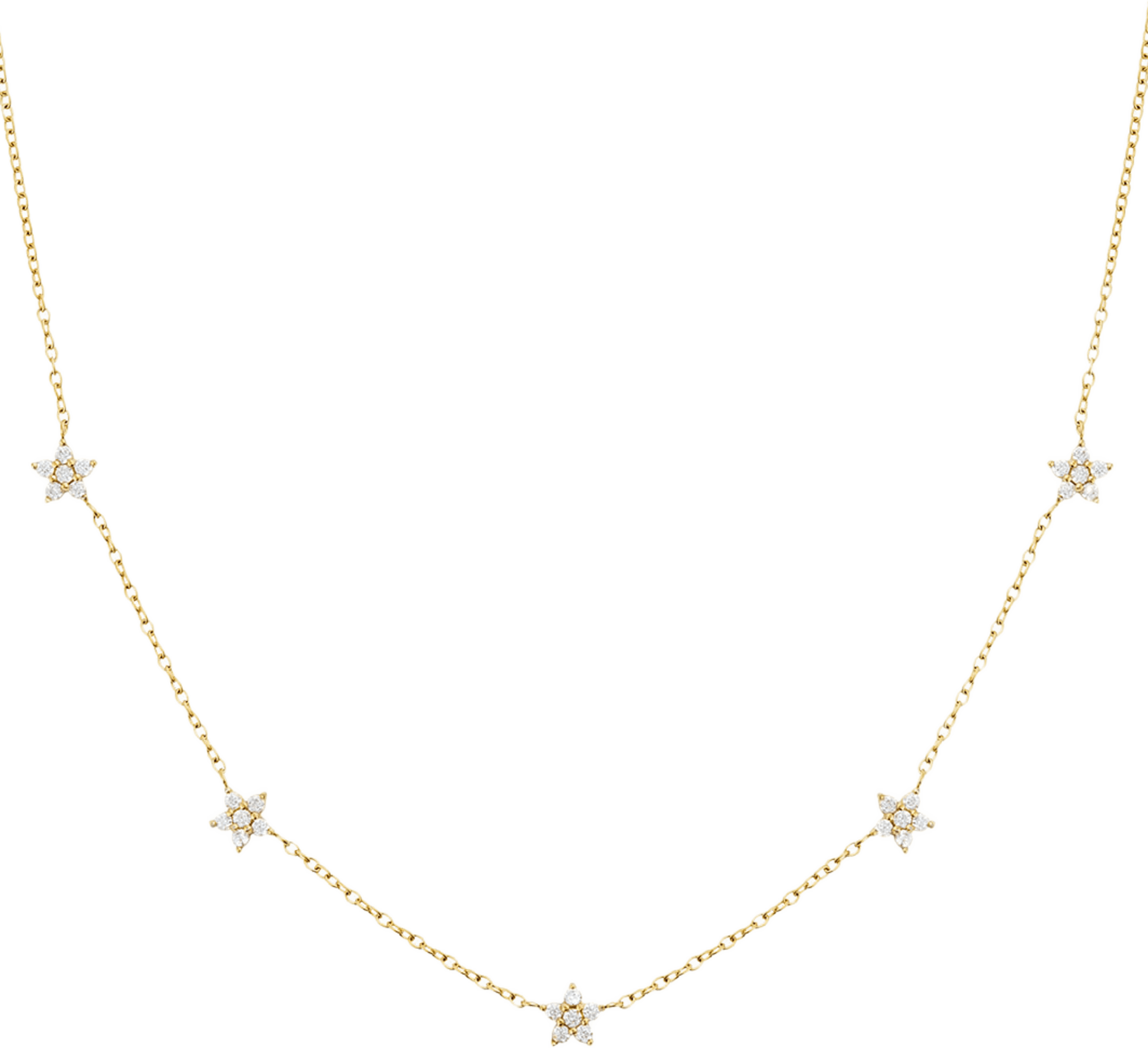 Ellie Gold Necklace, från Mockberg, i färgen Gold. Klicka för att öppna bilden i stort format