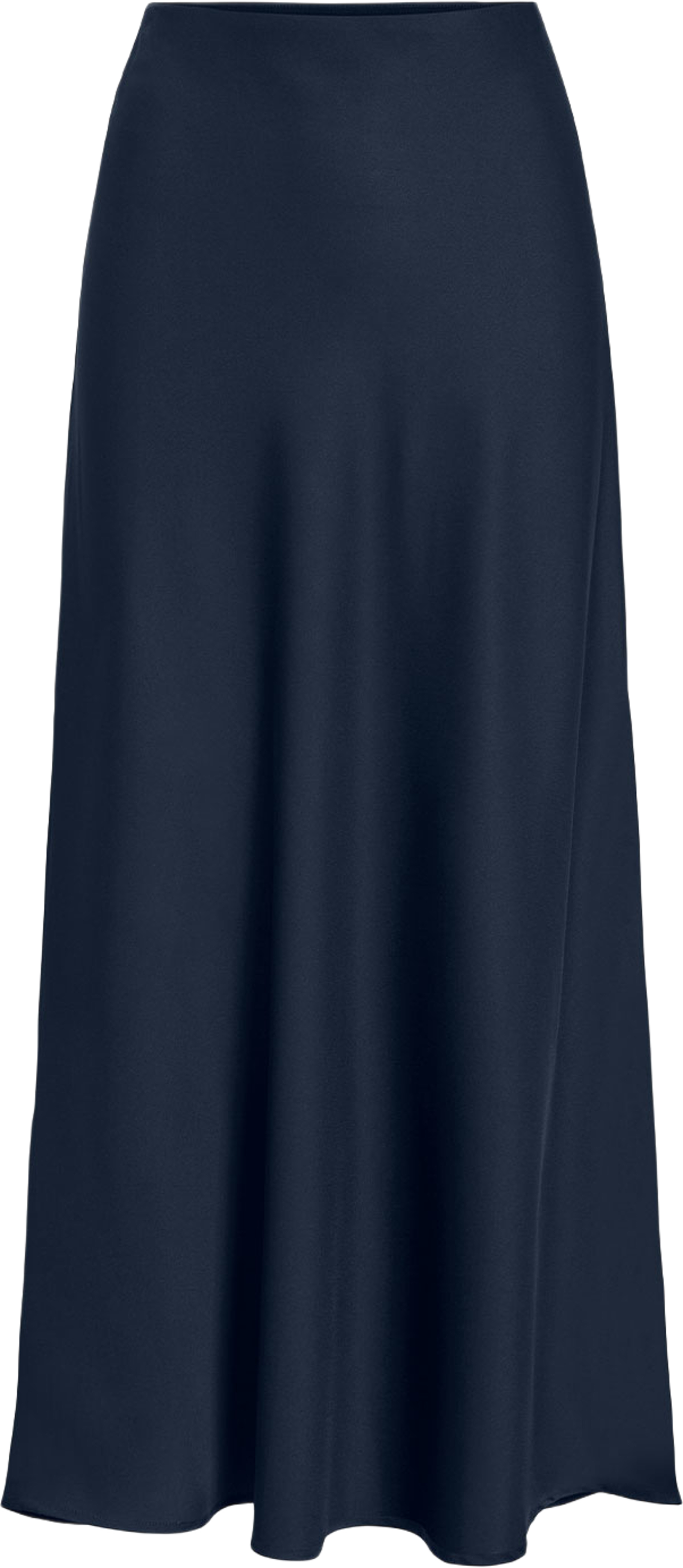 Viellette Hw Midi Skirt, från Vila, i färgen Navy Blazer. Klicka för att öppna bilden i stort format