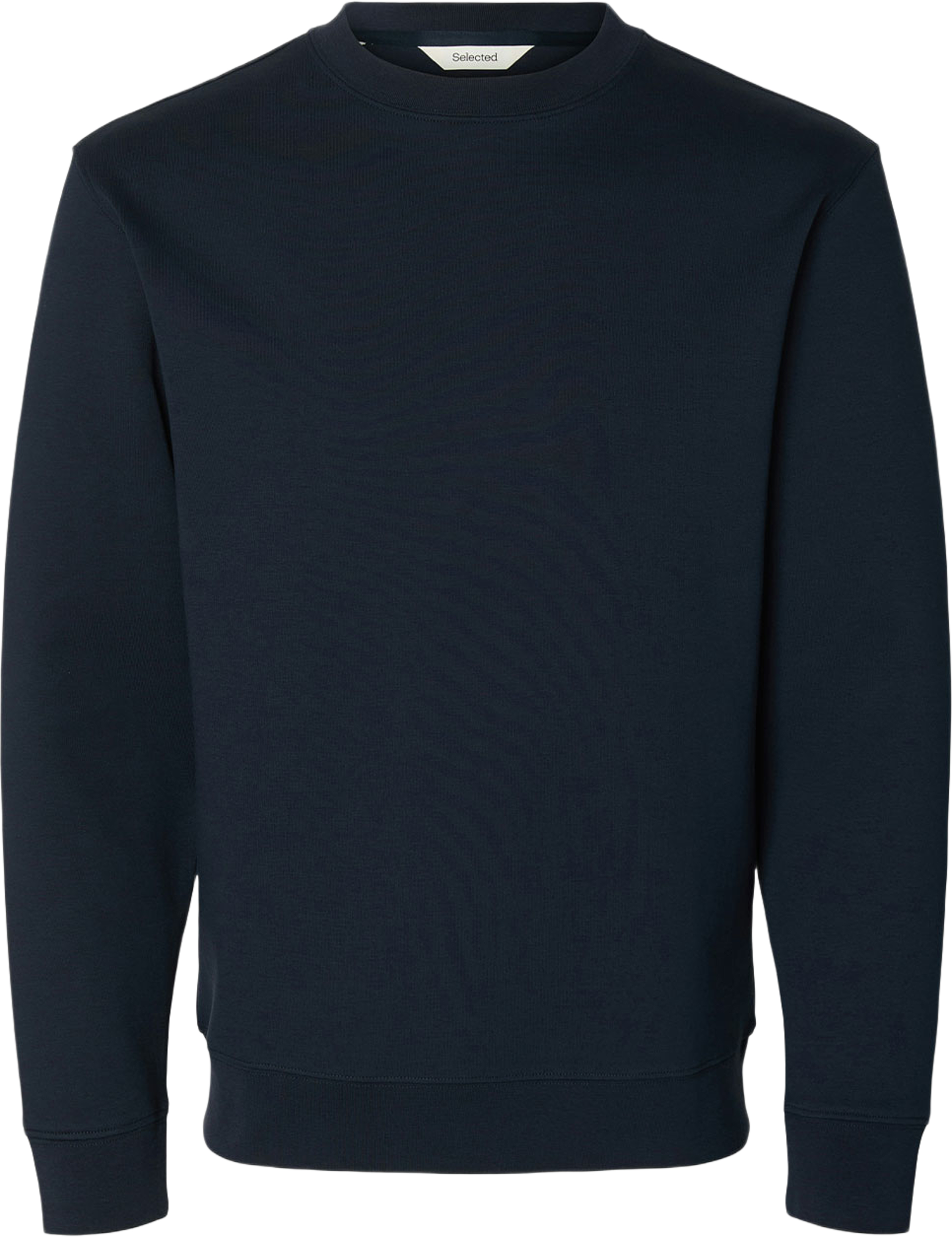 Tom Soft Crew Neck Sweatshirt, från Selected, i färgen Sky Captain. Klicka för att öppna bilden i stort format