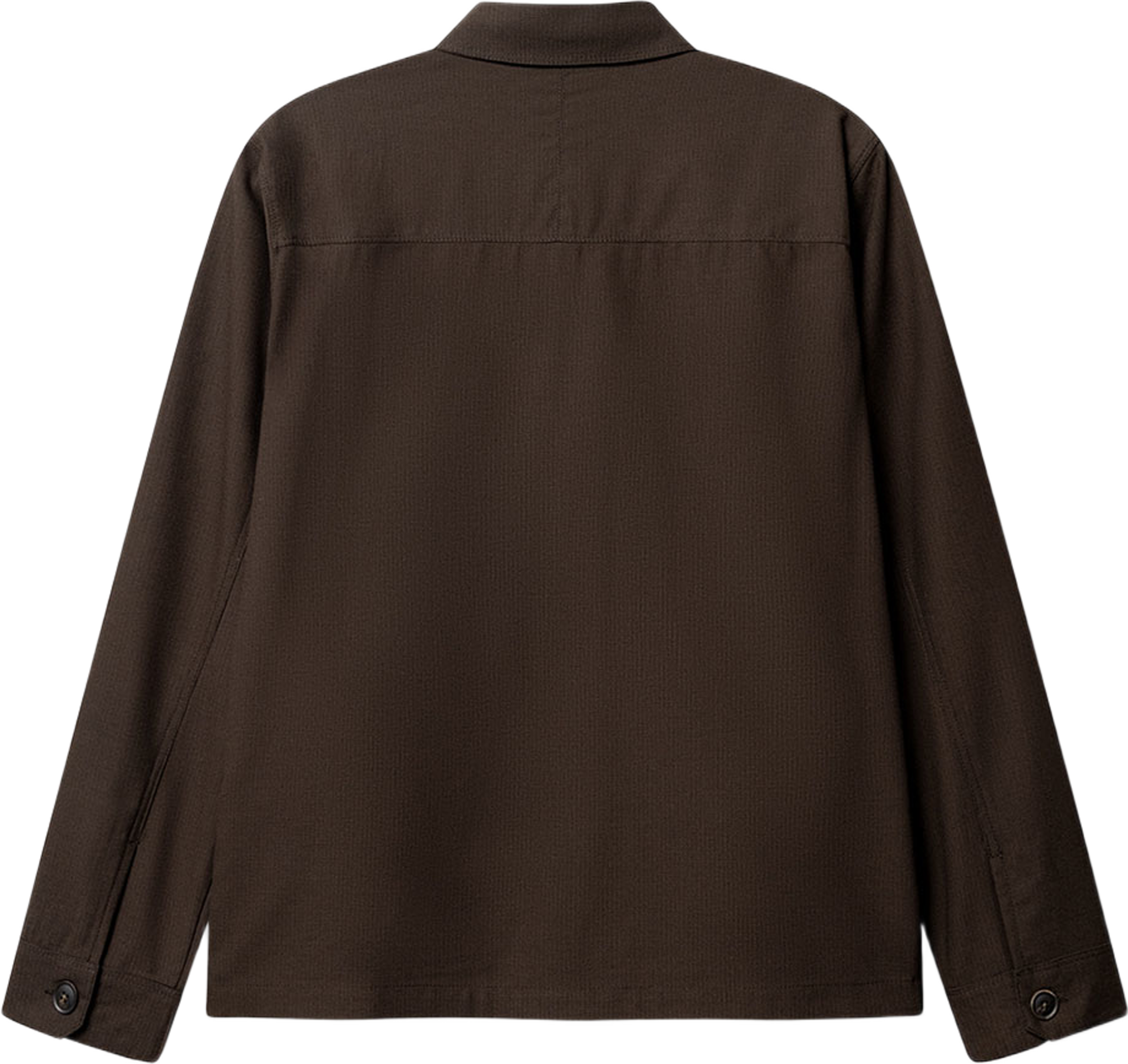 Btogger Base Deme LS Overshirt, från GABBA, i färgen Brown Slate. Klicka för att öppna bilden i stort format