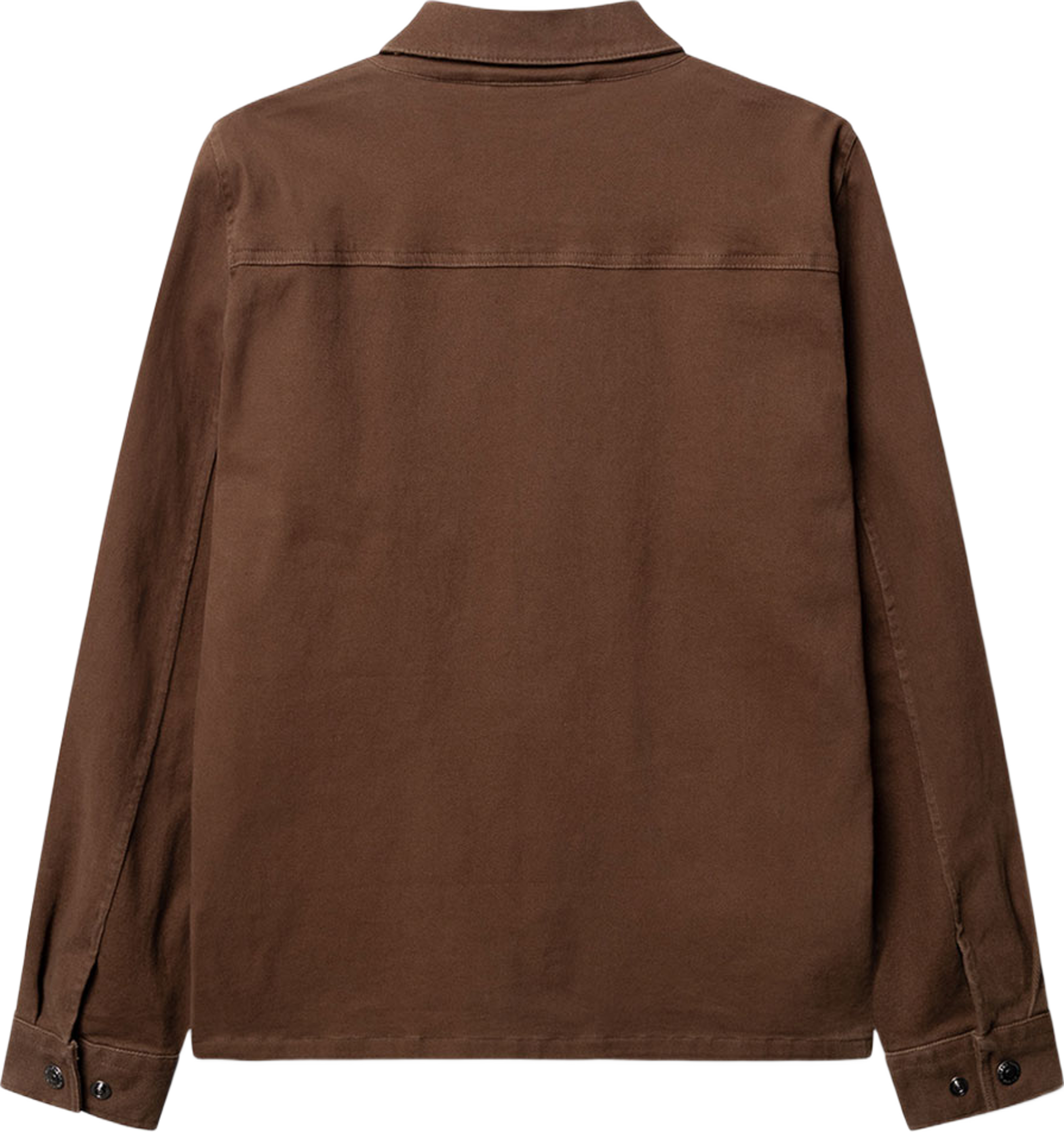 beta Twill Overshirt, från GABBA, i färgen Brown Slate. Klicka för att öppna bilden i stort format