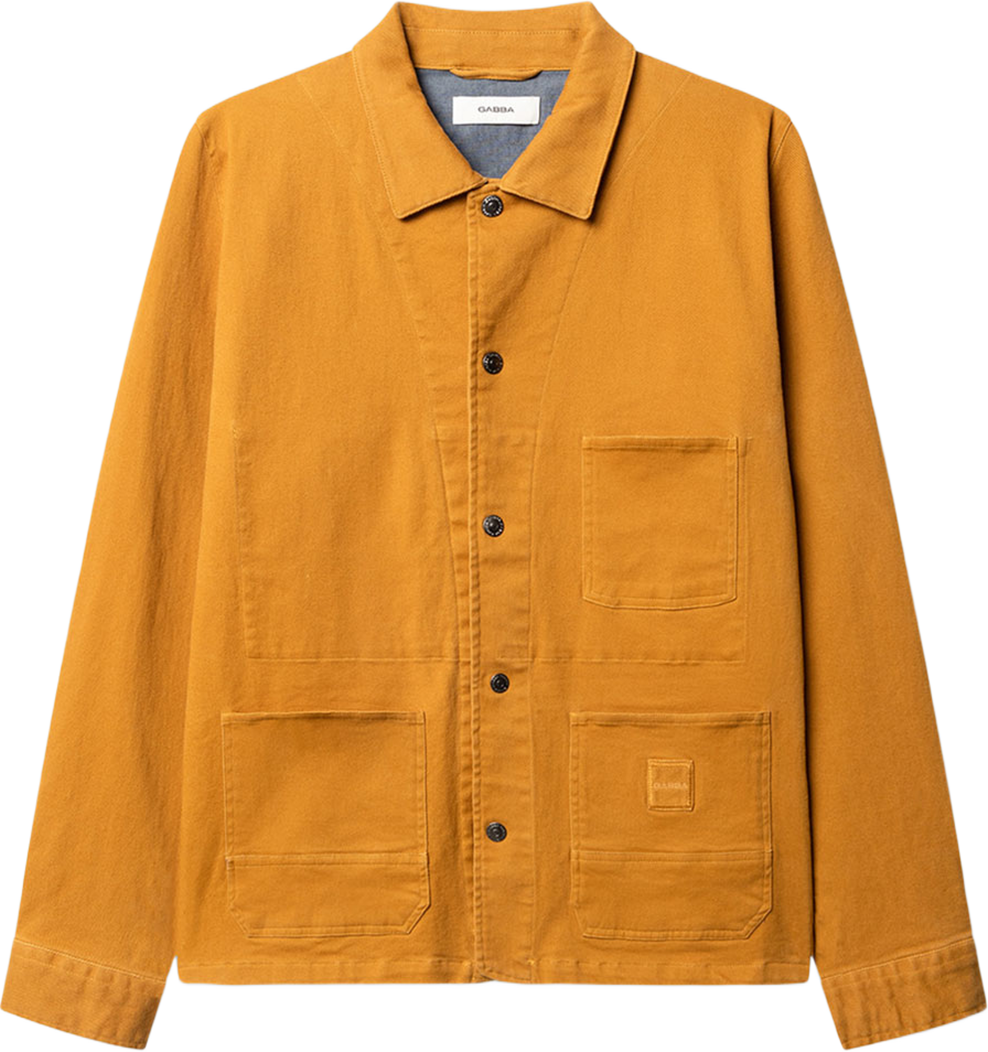 beta Twill Overshirt, från GABBA, i färgen Mustard Yellow. Klicka för att öppna bilden i stort format