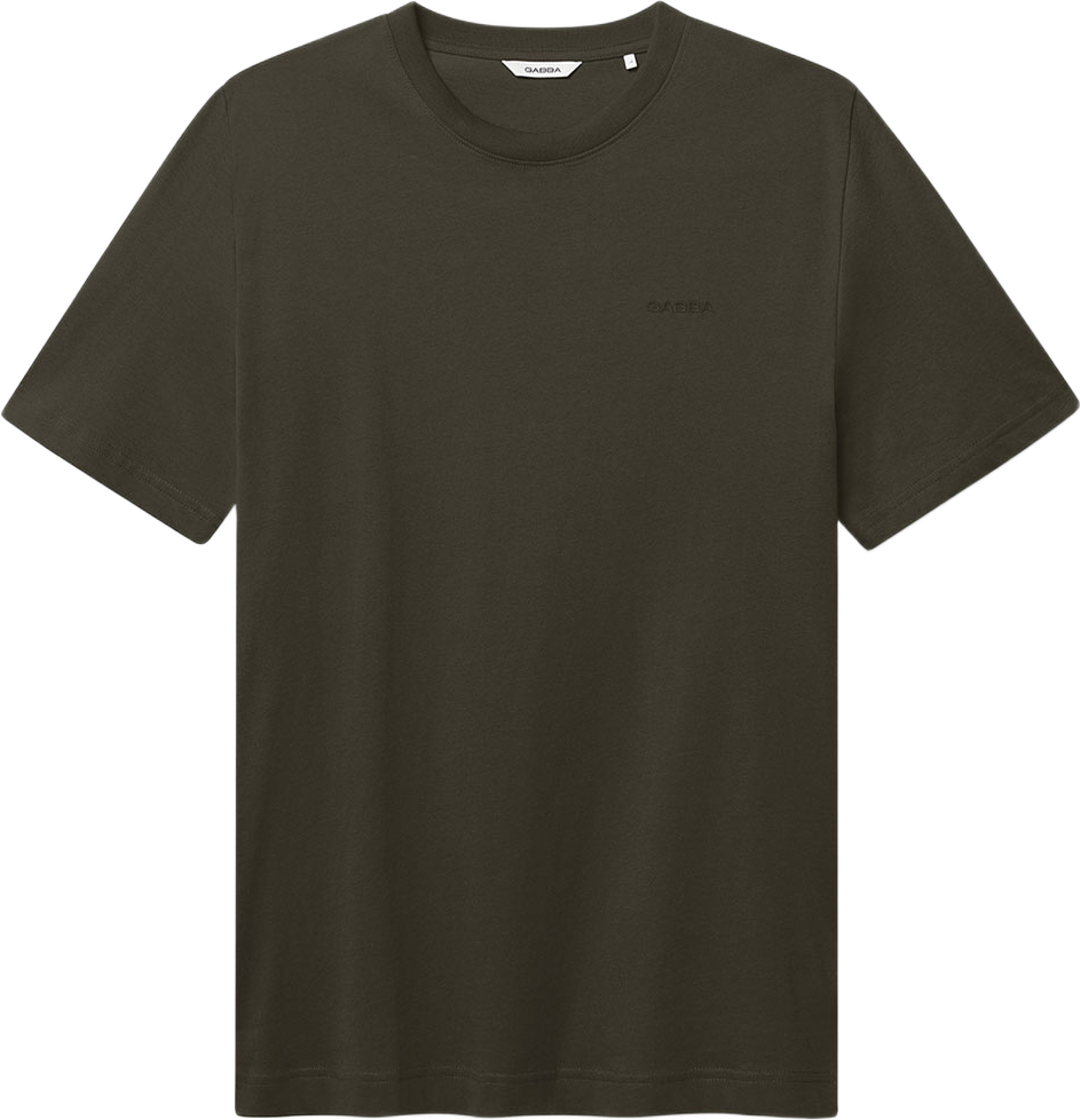 Dune Logo SS GOTS T-shirt S/S, från GABBA, i färgen Forest Night. Klicka för att öppna bilden i stort format