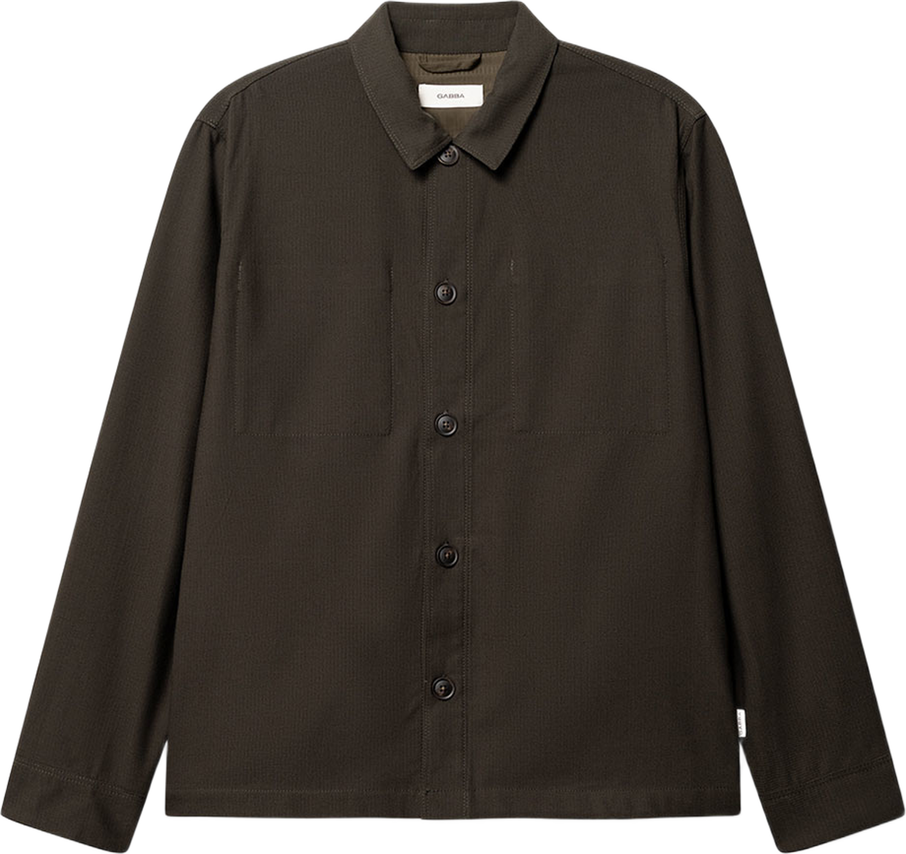 Btogger Base Deme LS Overshirt, från GABBA, i färgen Forest Night. Klicka för att öppna bilden i stort format